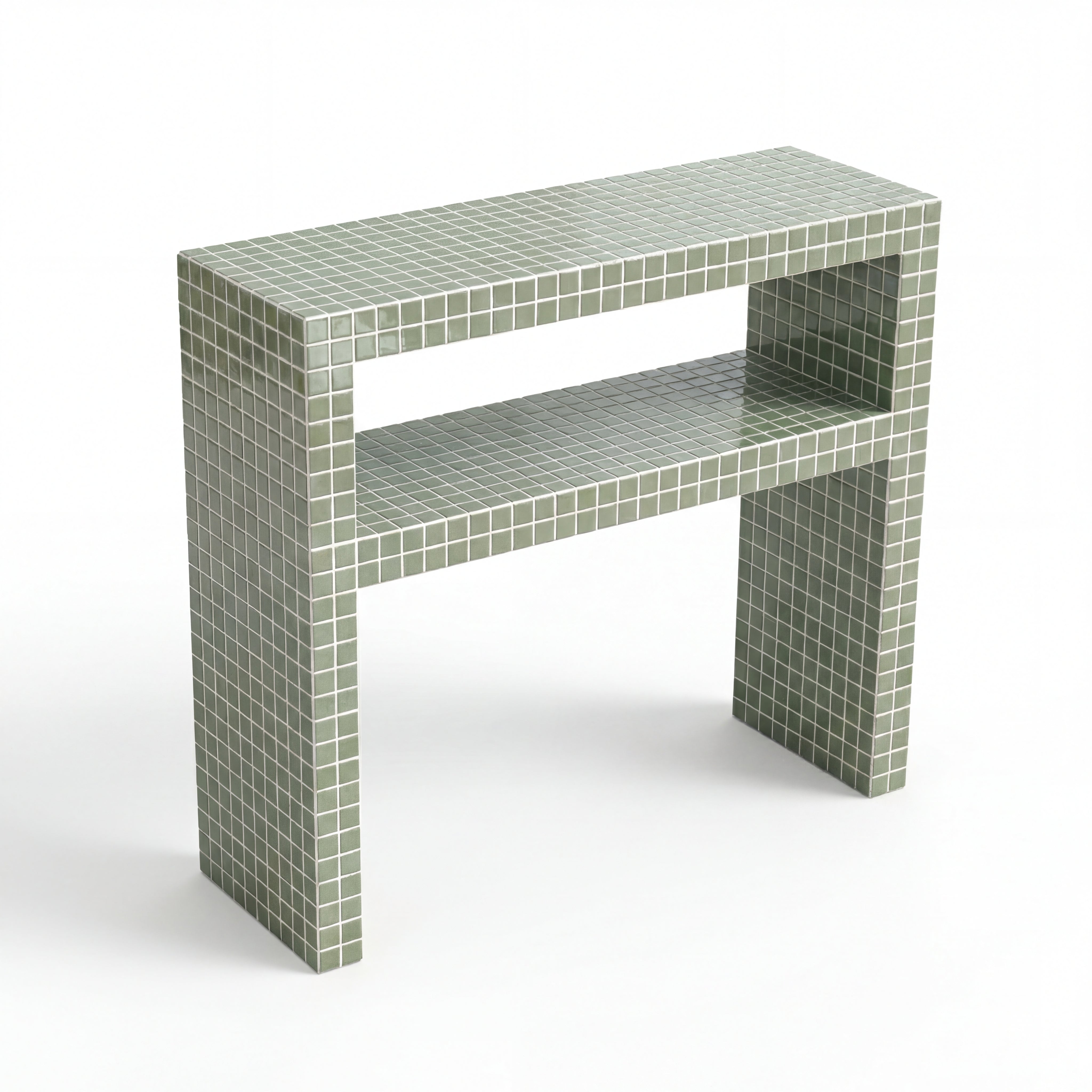 Console Dresser with Shelves