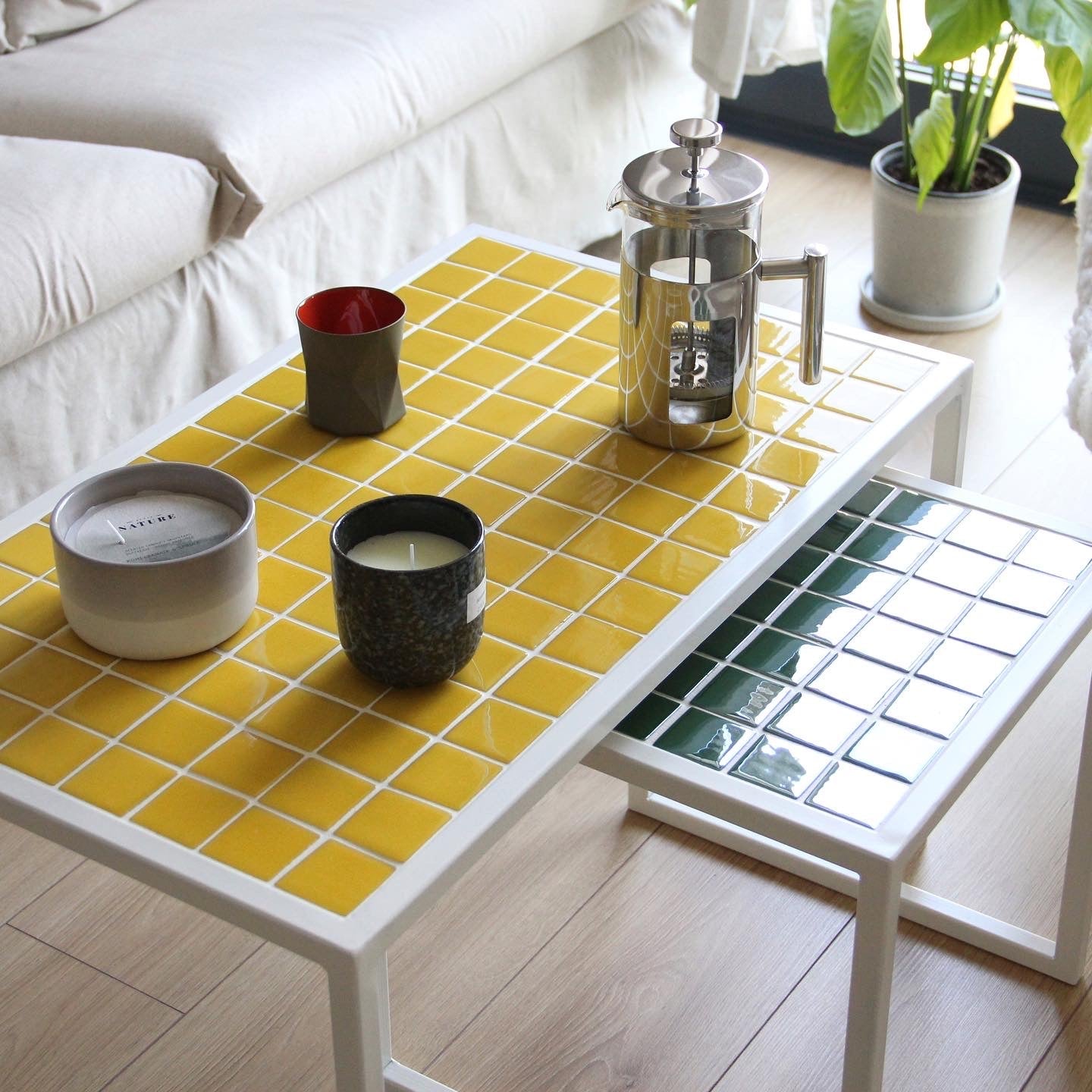 Mid-Twin 2-Piece Coffee Table