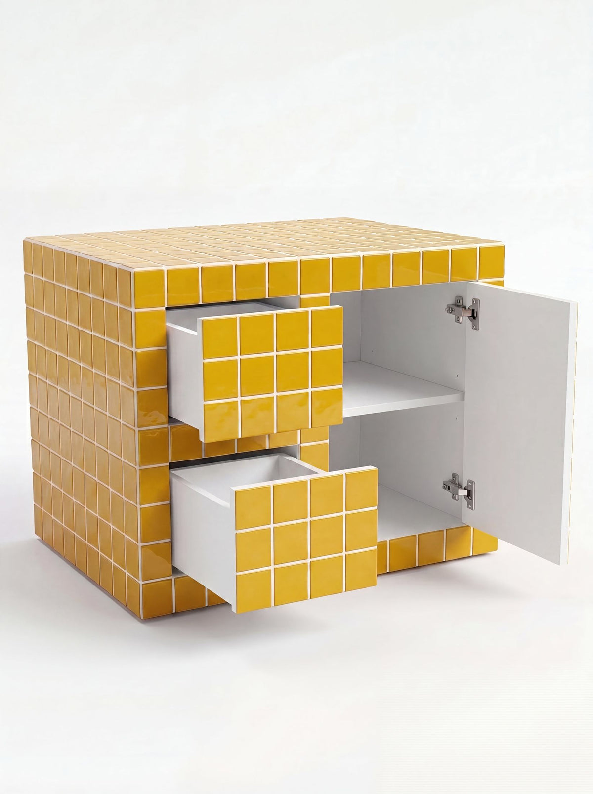 Retro Kitchen Island | Grid Design