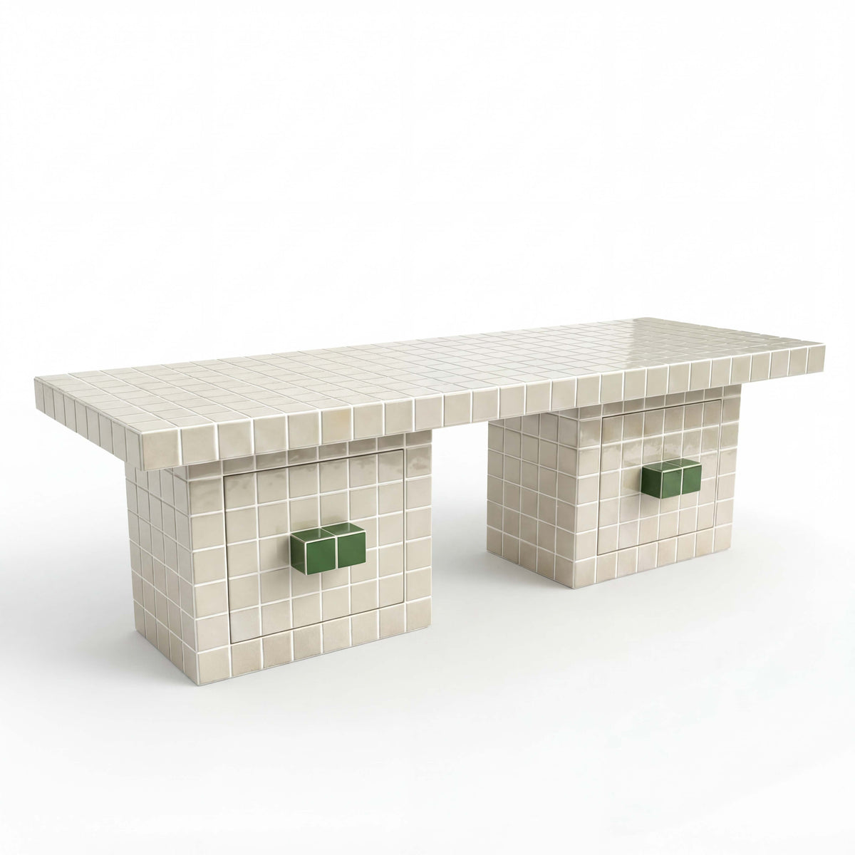 Bloc 2 Drawer TV Console