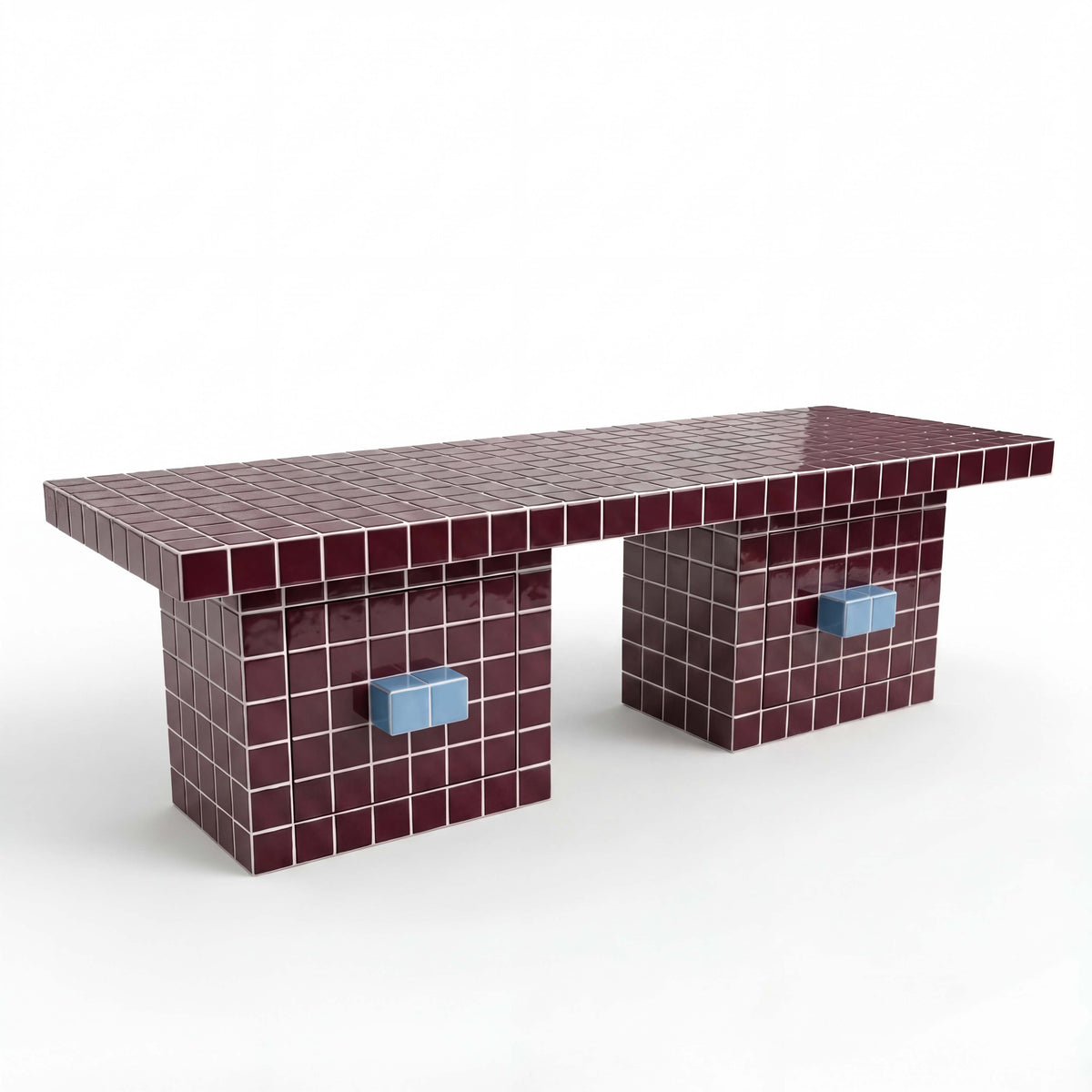 Bloc 2 Drawer TV Console