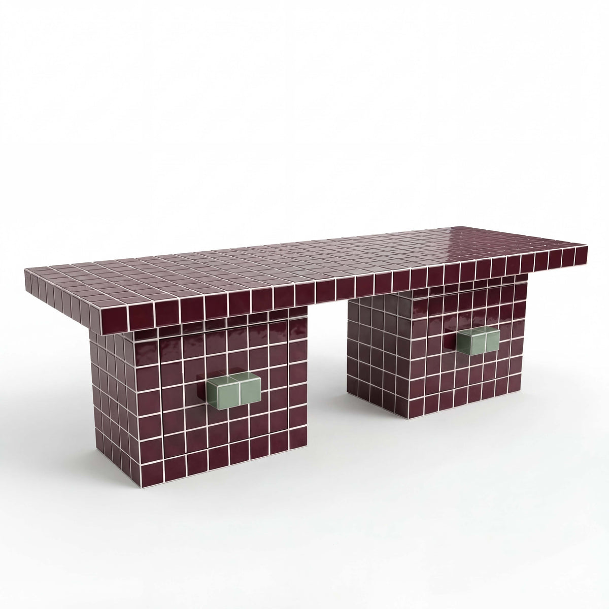 Bloc 2 Drawer TV Console