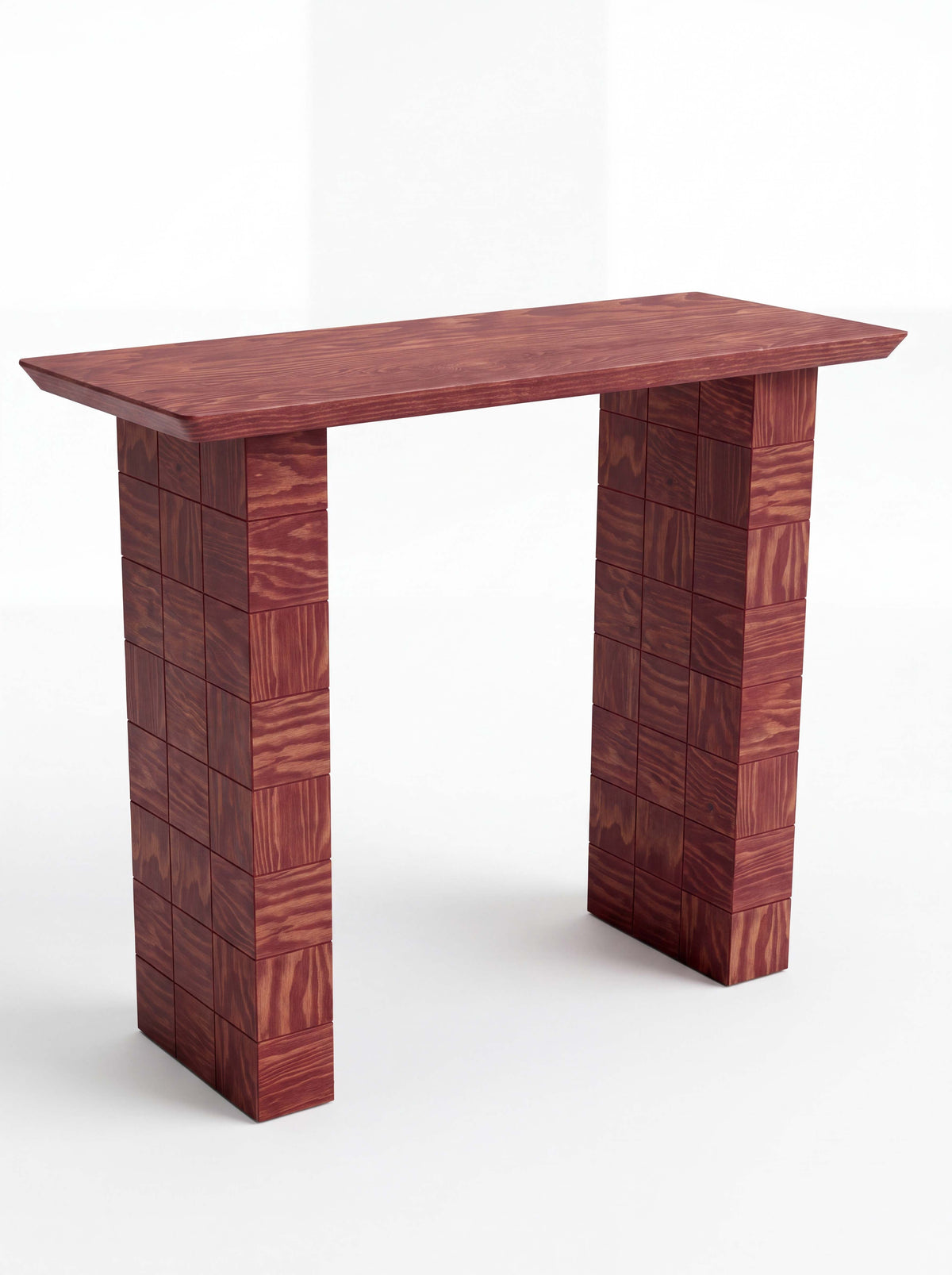 Tetra Handcrafted Bar Table | Grid Design