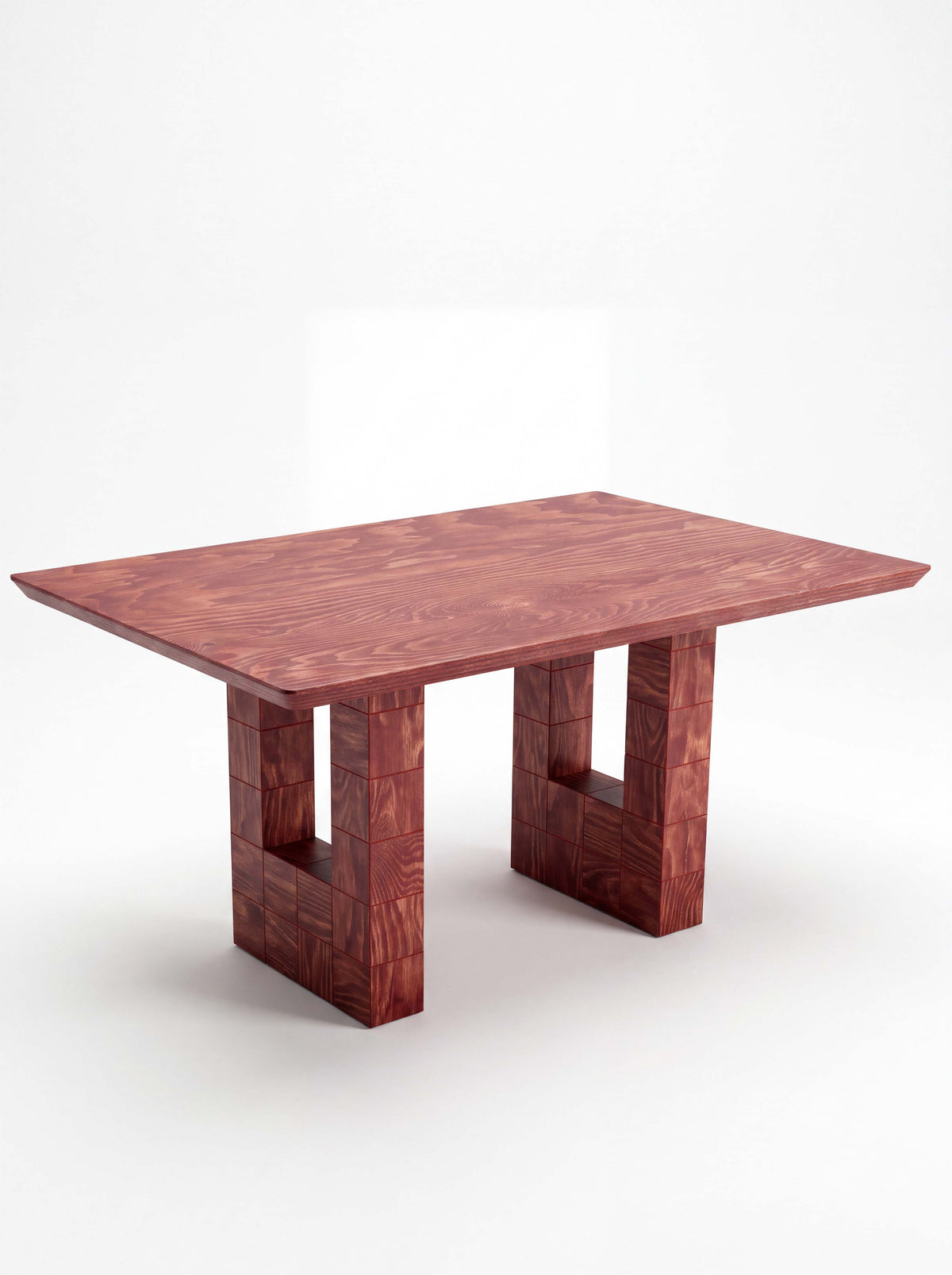 Tetra Modern Rectangular Dining Table | Grid Design