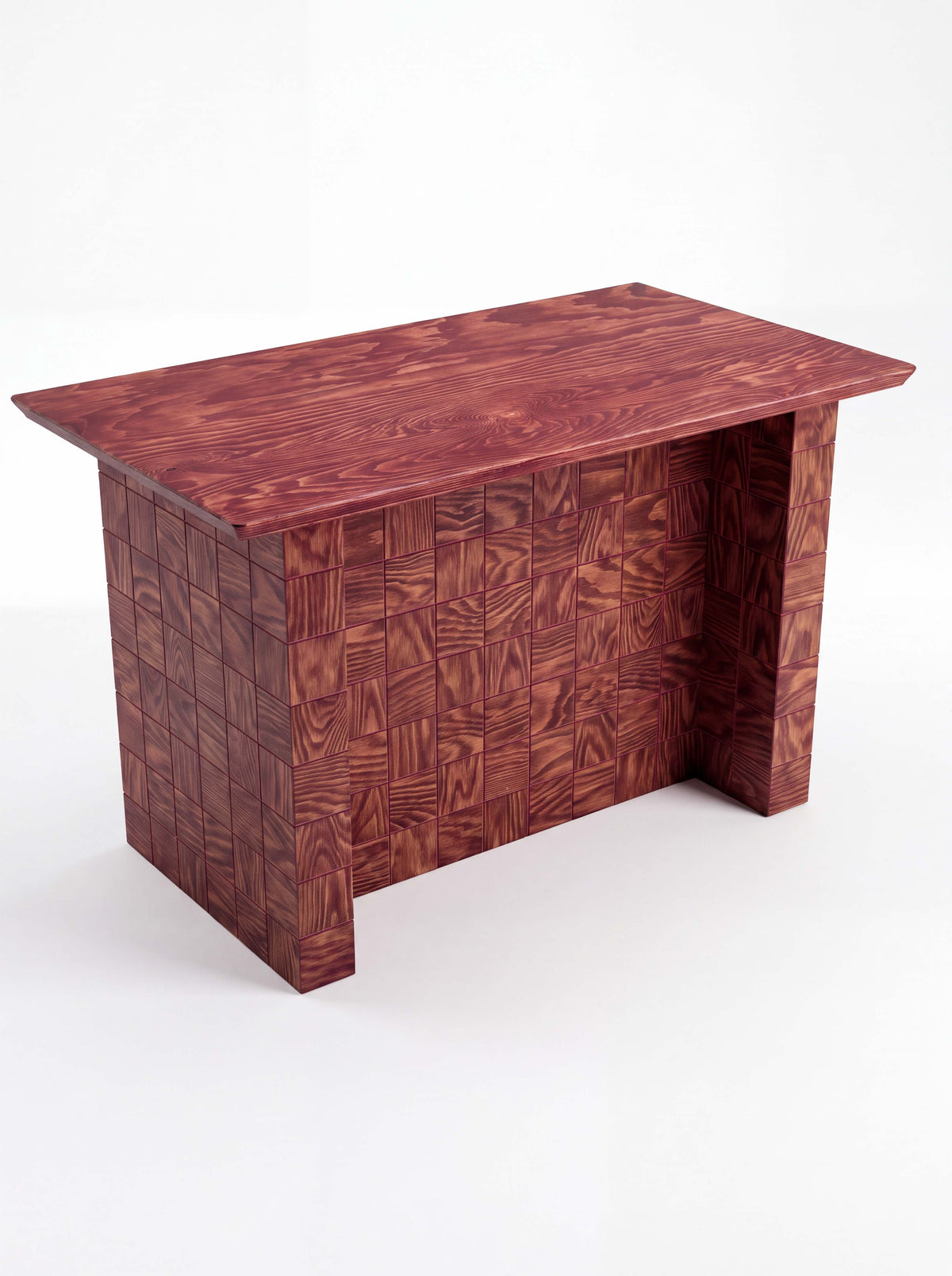 Tetra Modern Kitchen Island Table with Drawers | Grid Design