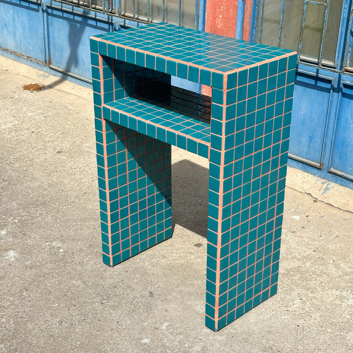 Console Table with Shelf