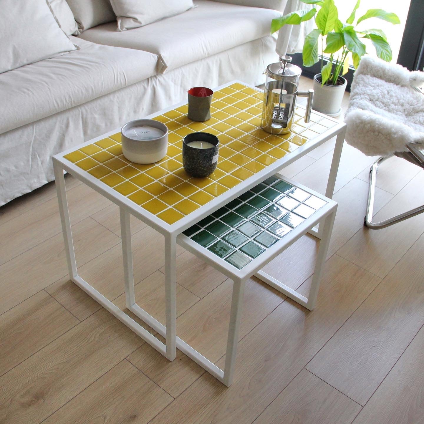 Mid-Twin 2-Piece Coffee Table