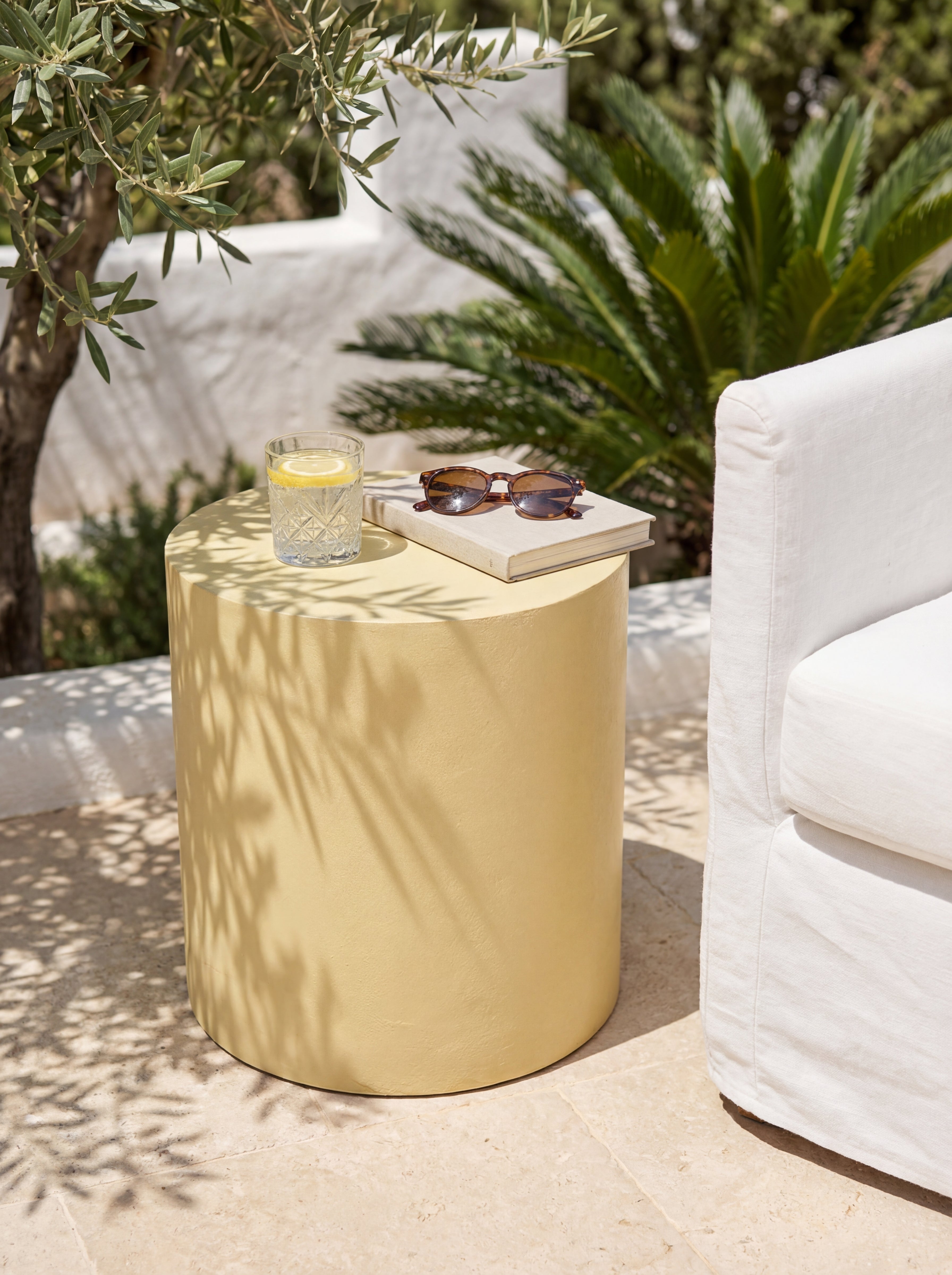 Barrel Side Table