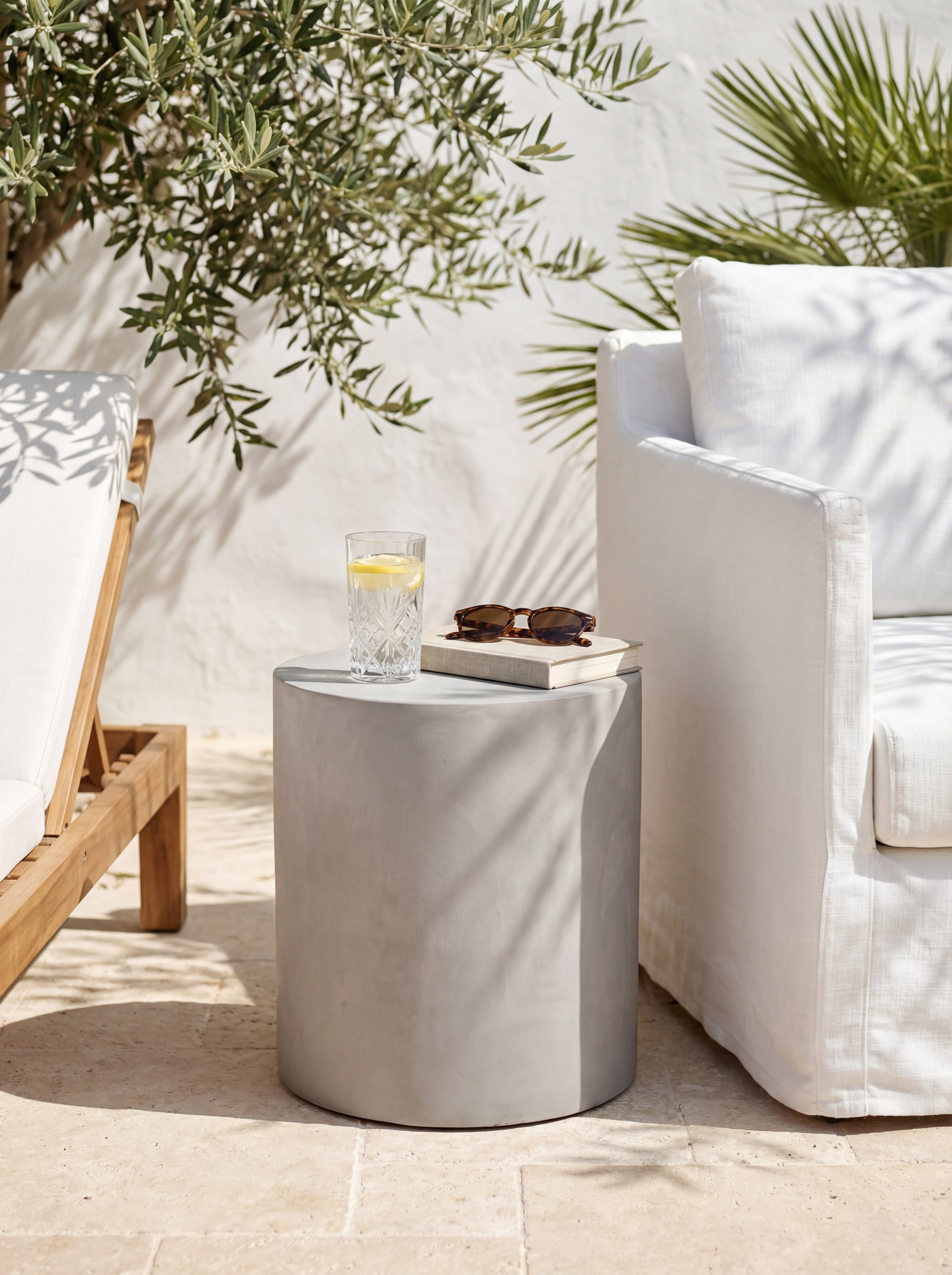 Barrel Side Table
