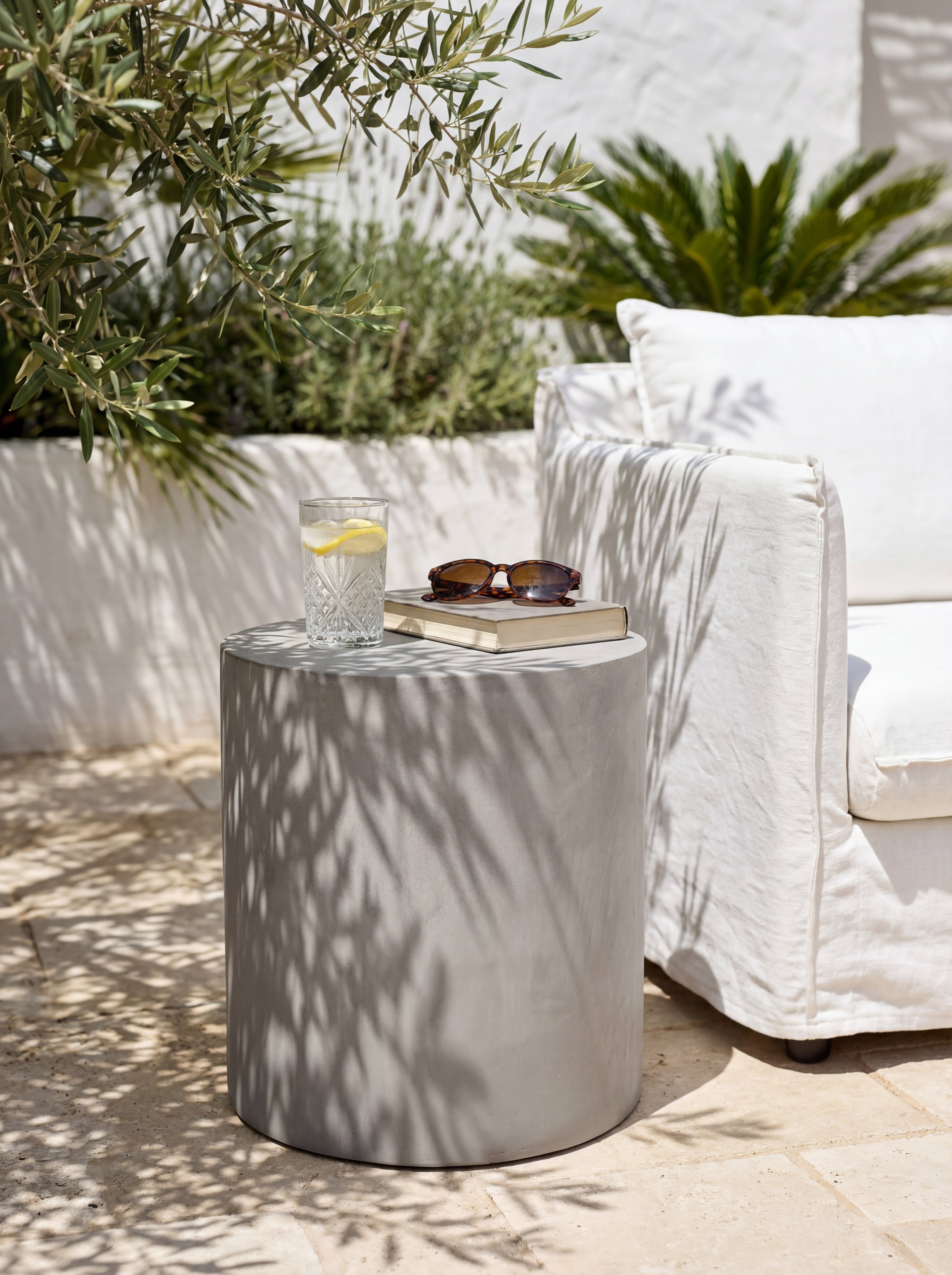 Barrel Side Table