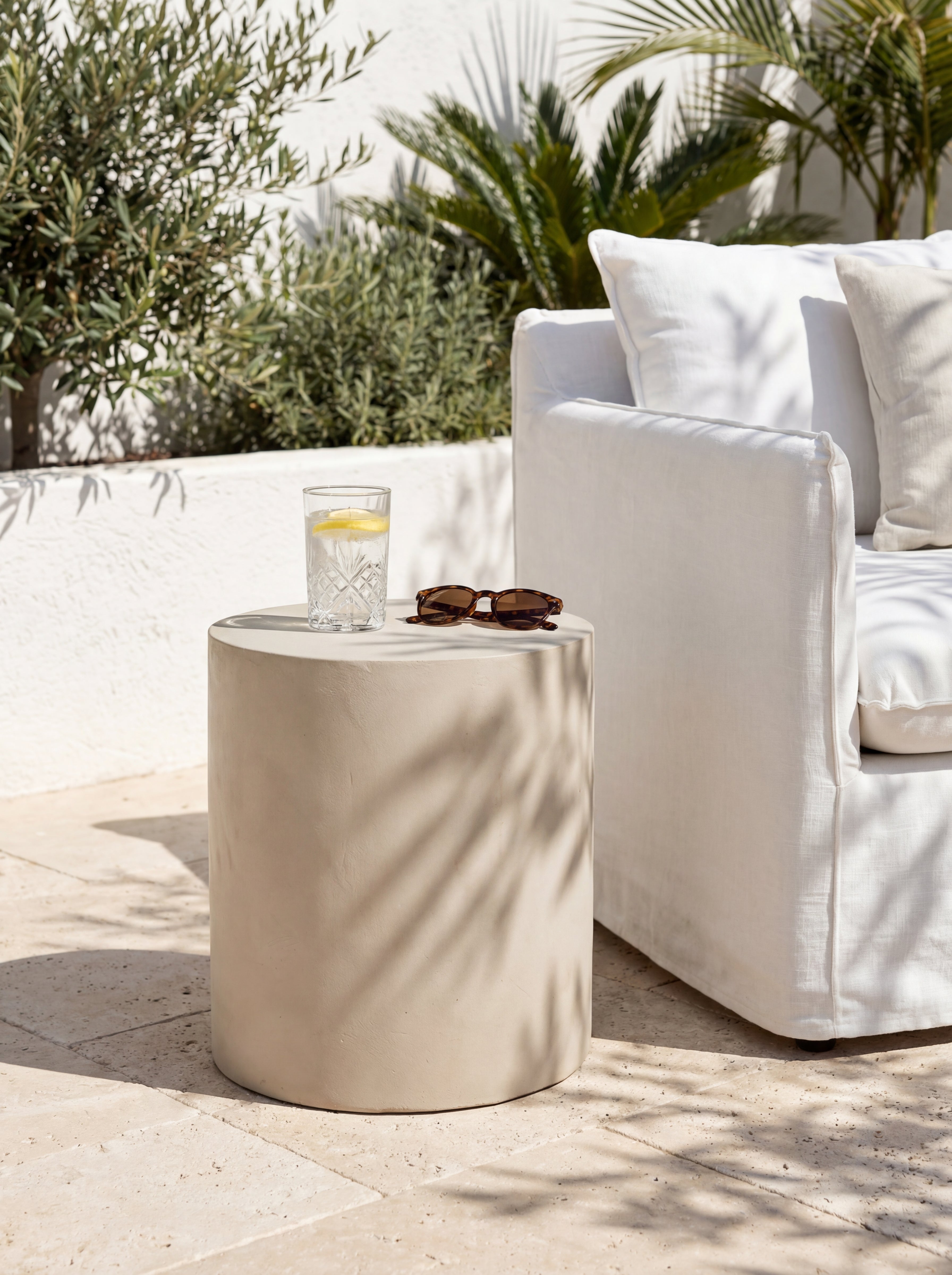 Barrel Side Table