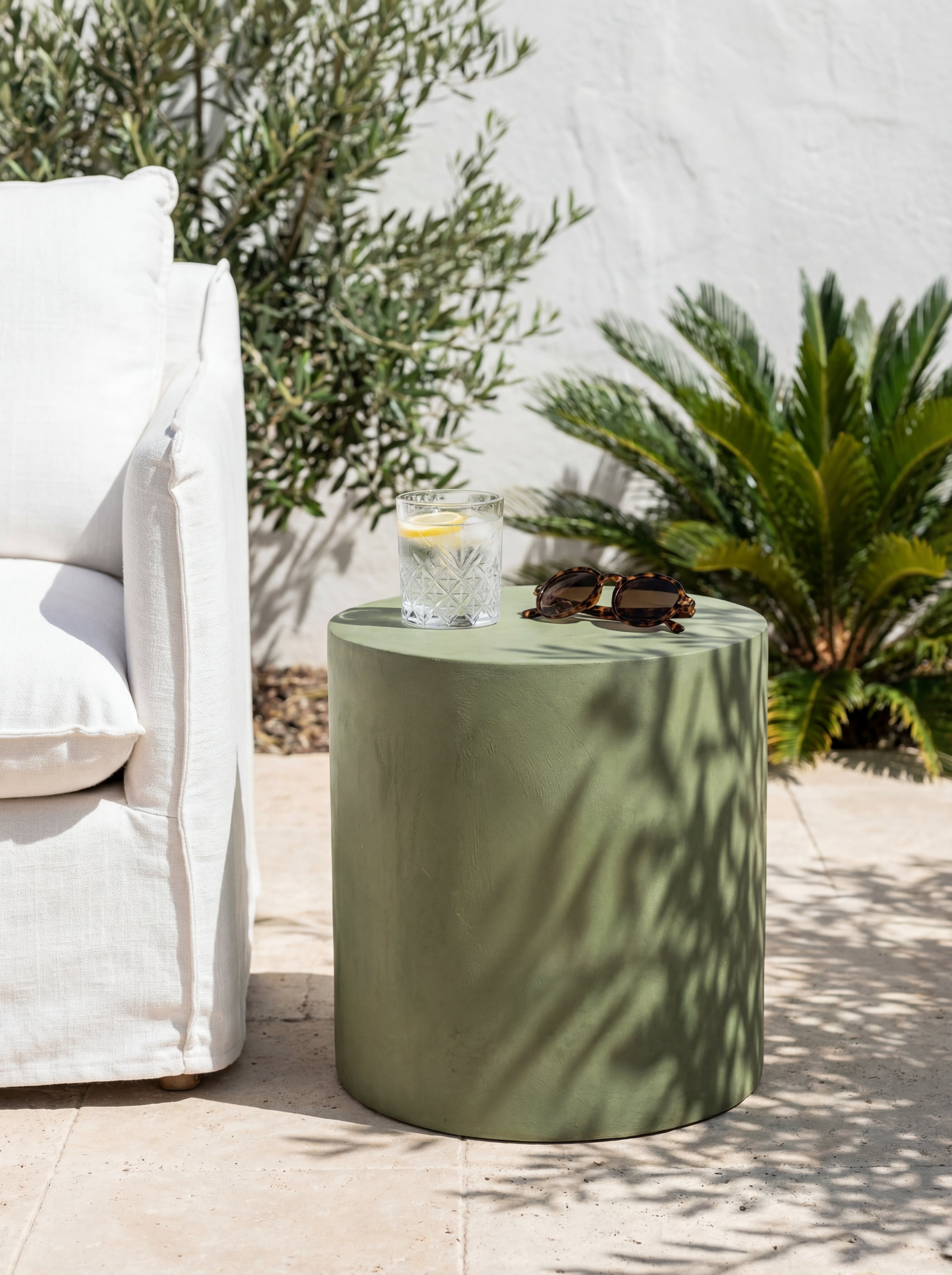 Barrel Side Table