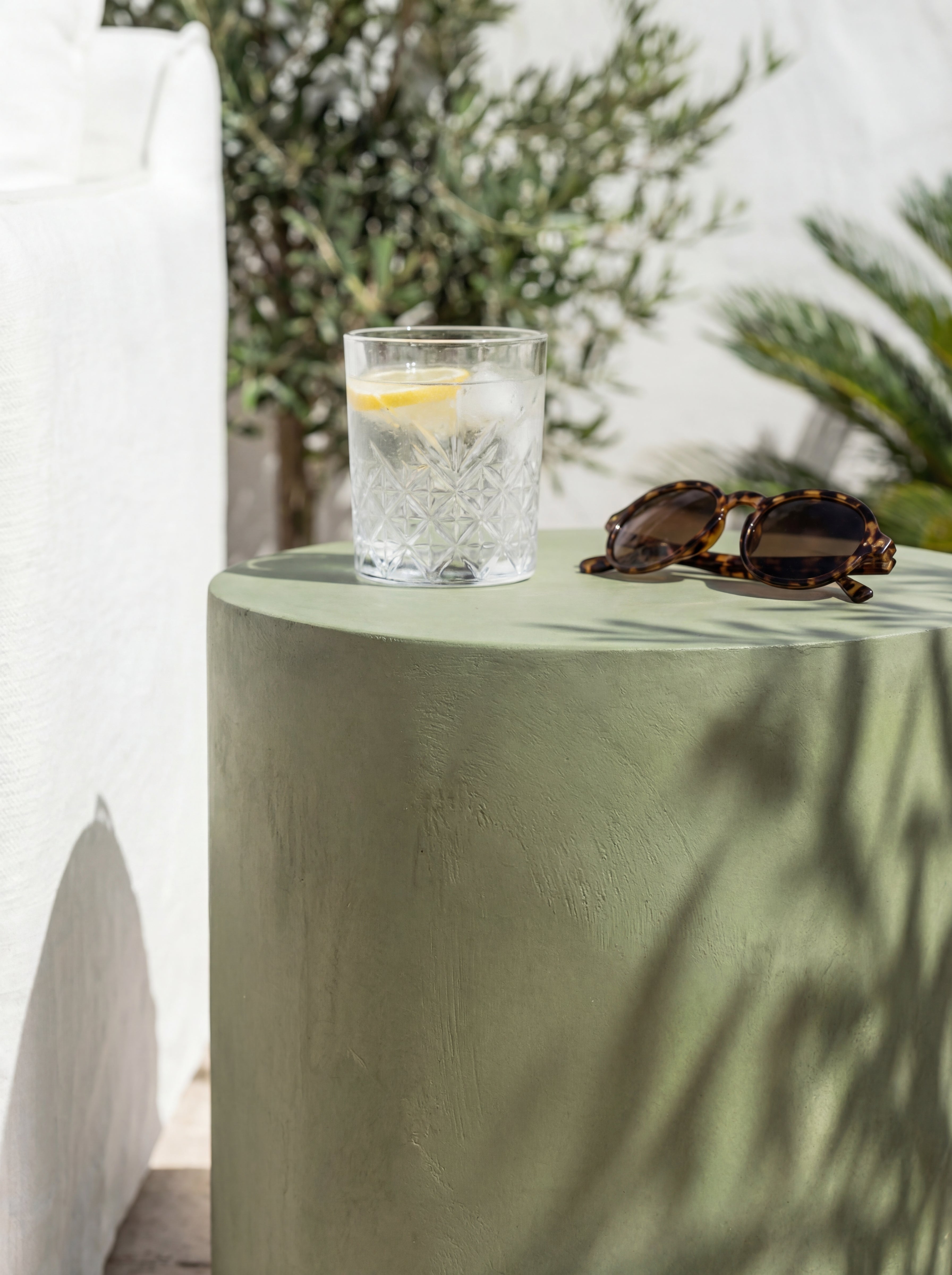 Barrel Side Table