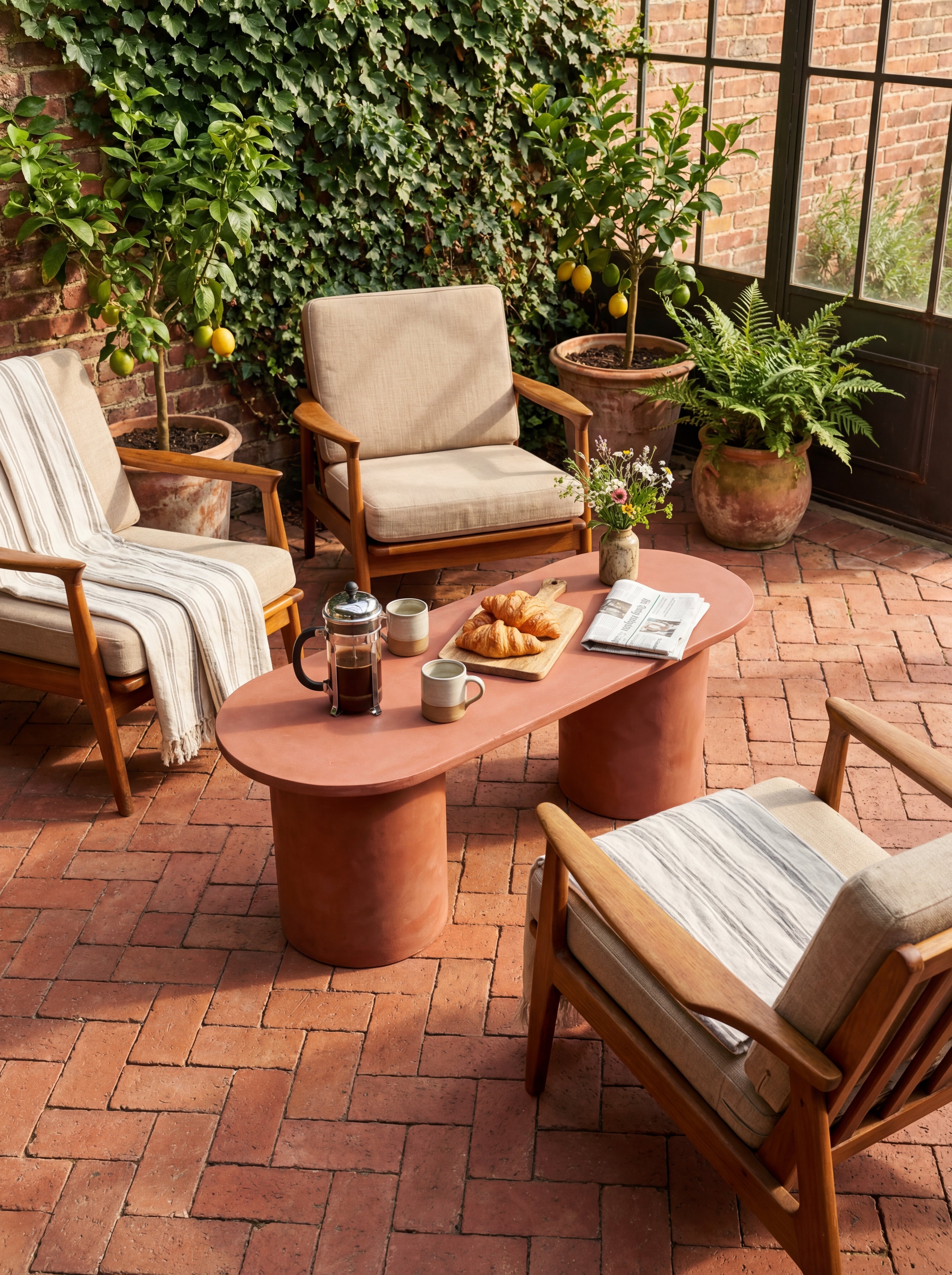 Orbit Oval Coffee Table