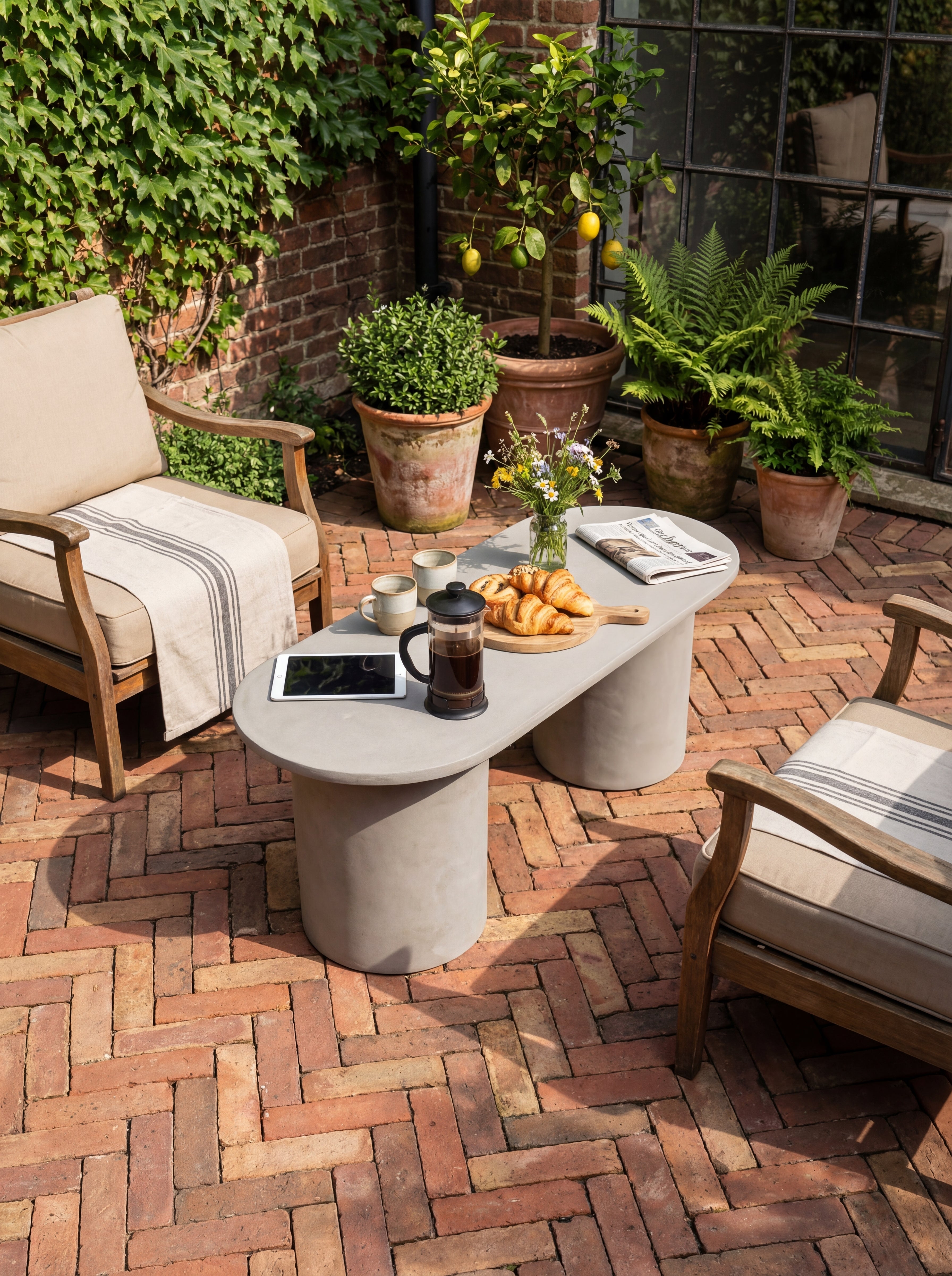 Orbit Oval Coffee Table