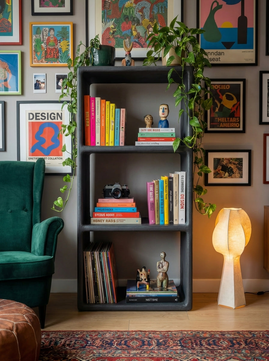 Luno 3-Shelf Bookcase