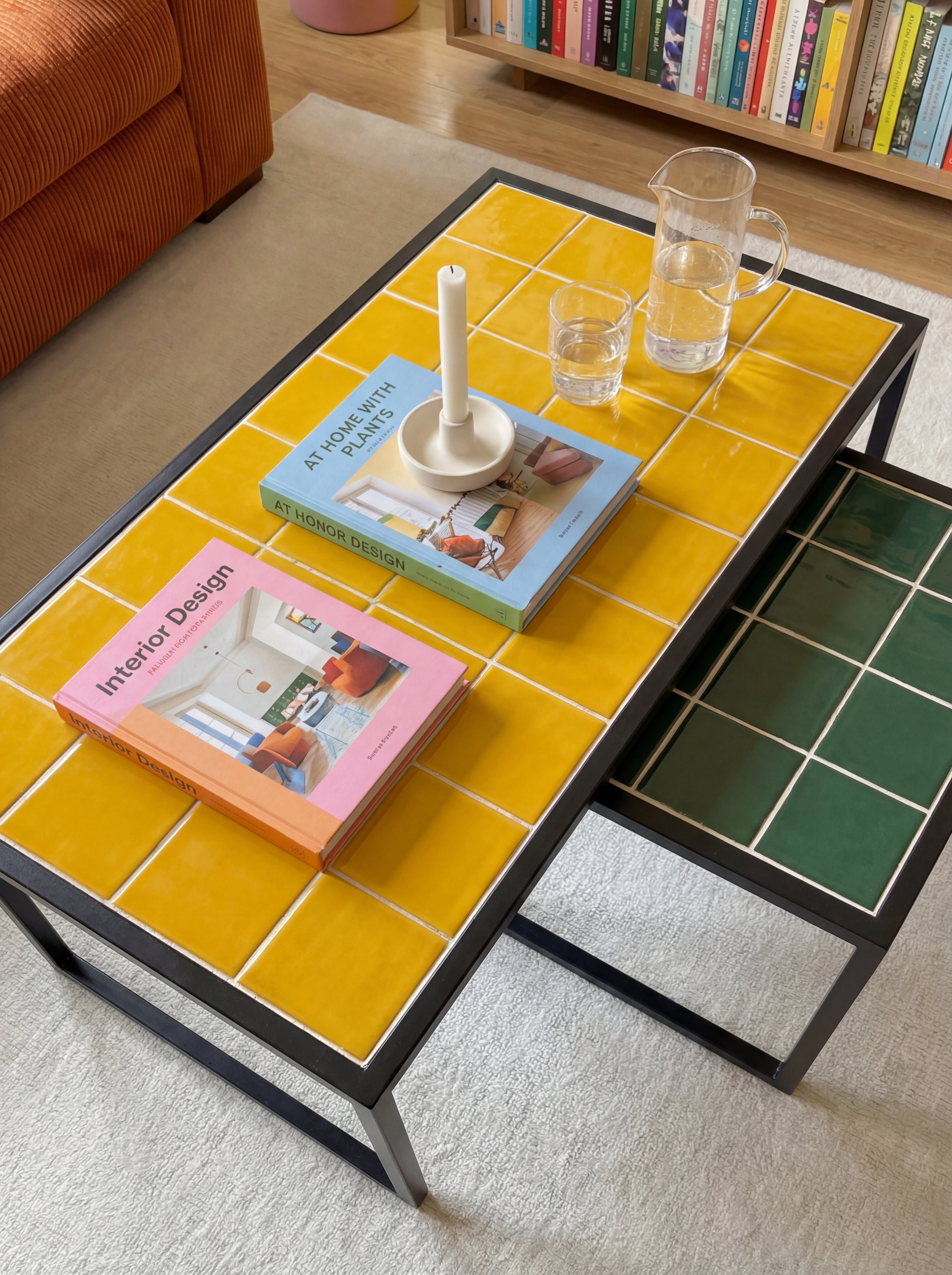 Retro-Mid Twin 2-Seat Coffee Table
