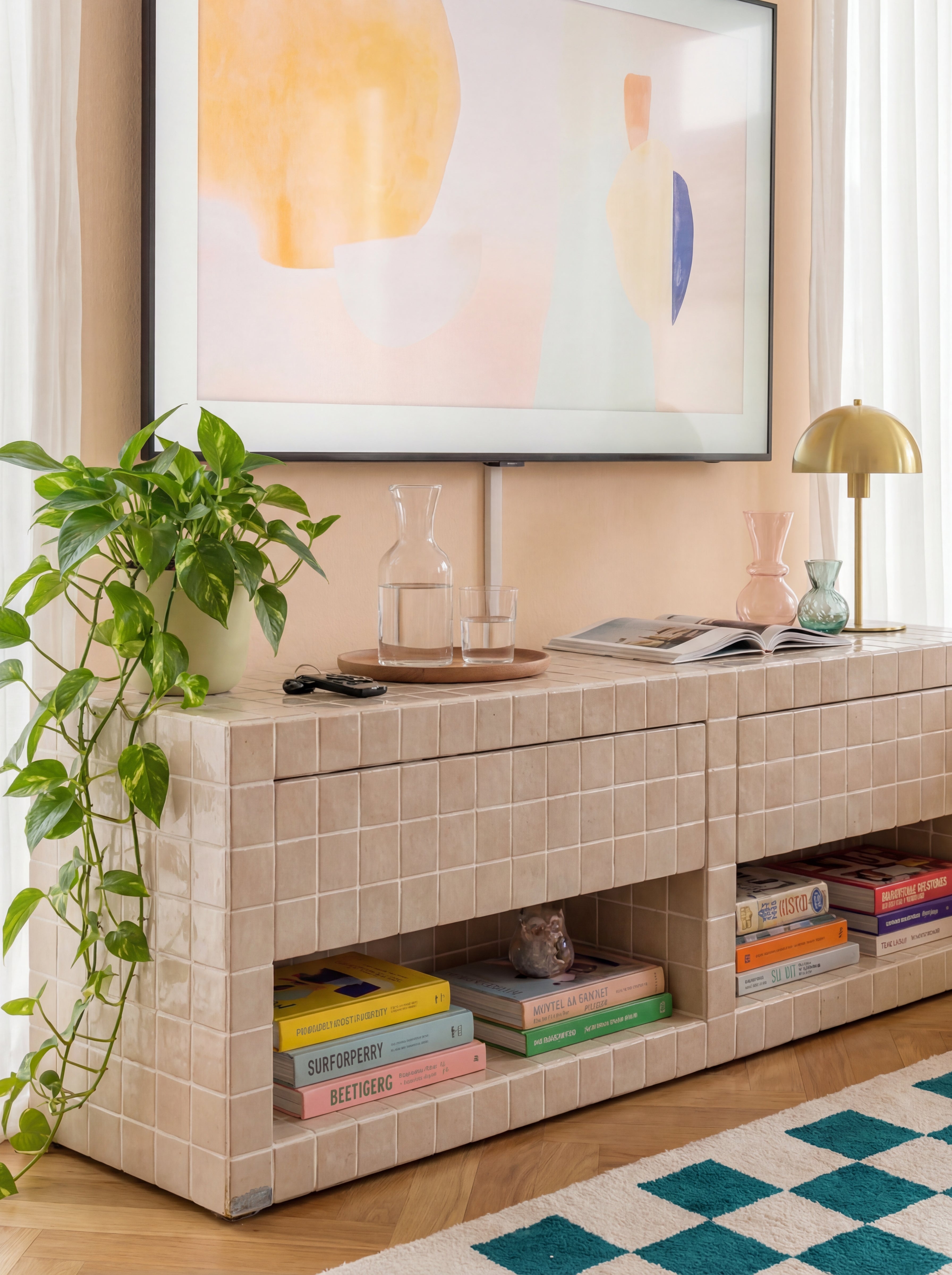 Fun Double Drawer TV Unit