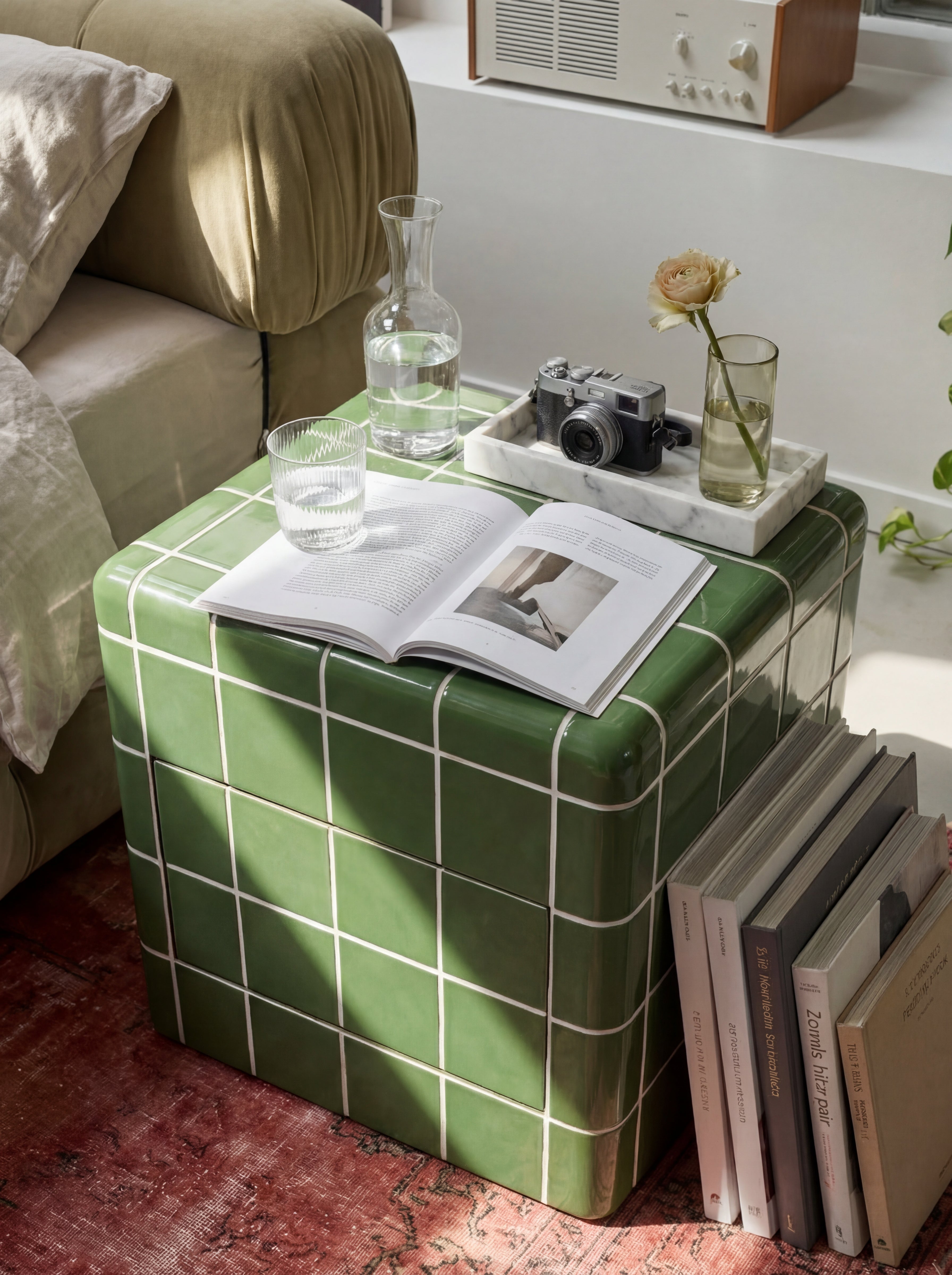 Mellow Nightstand with Drawers