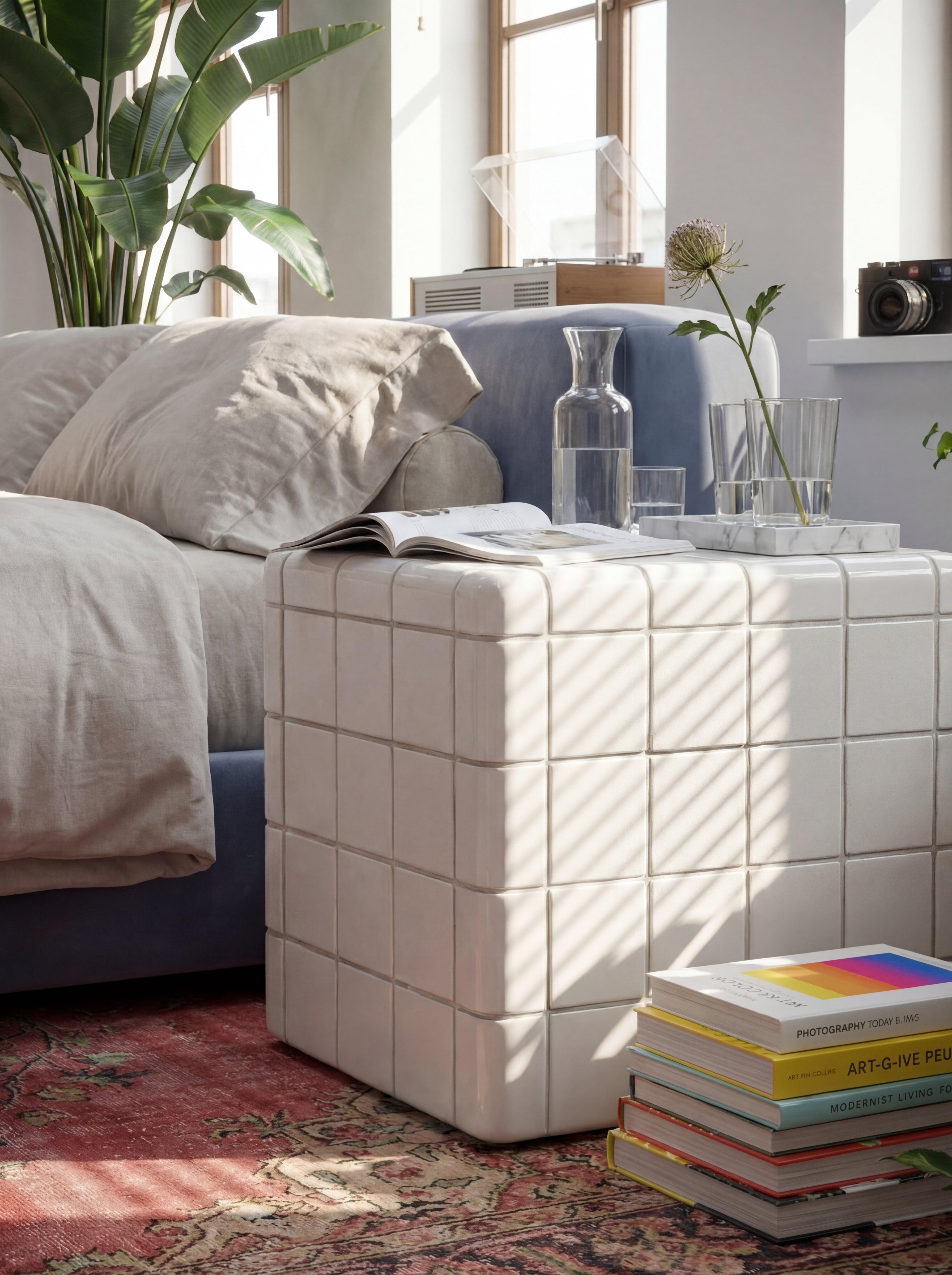 Mellow Nightstand with Drawers