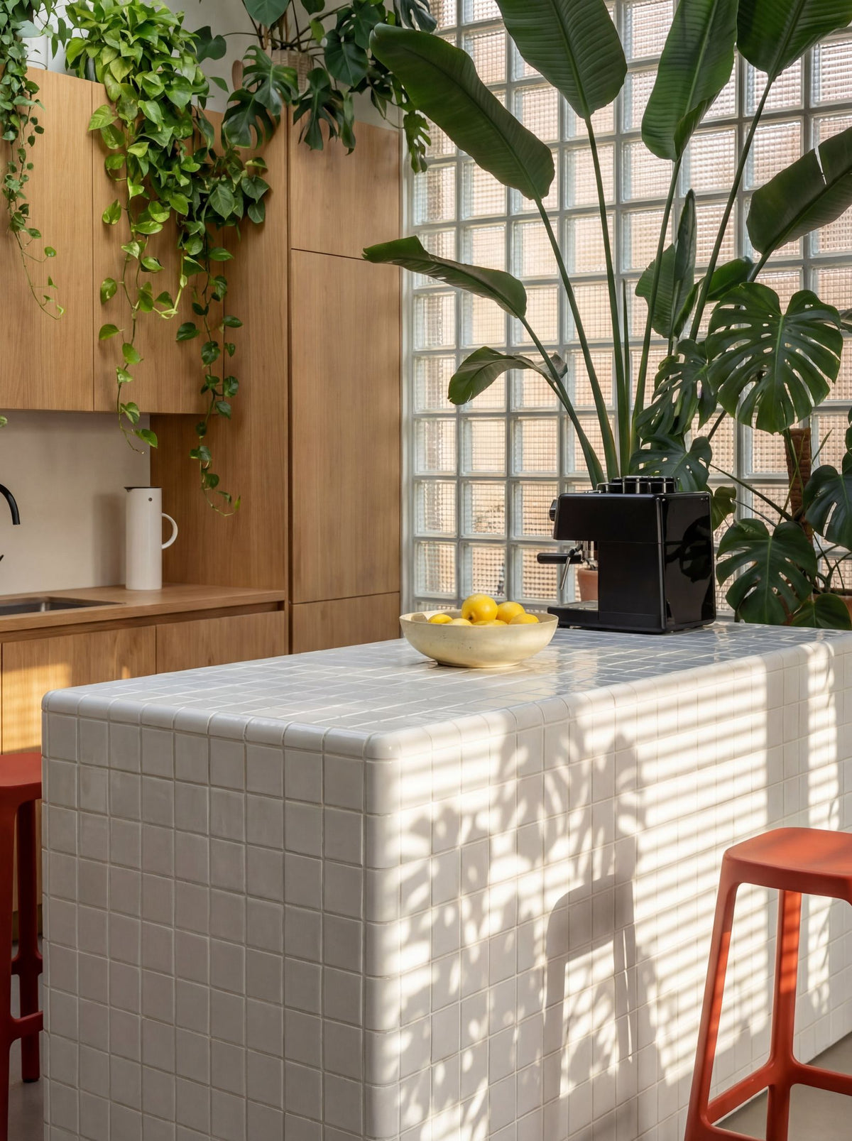 Mellow Kitchen Island in Ivory | Grid Design