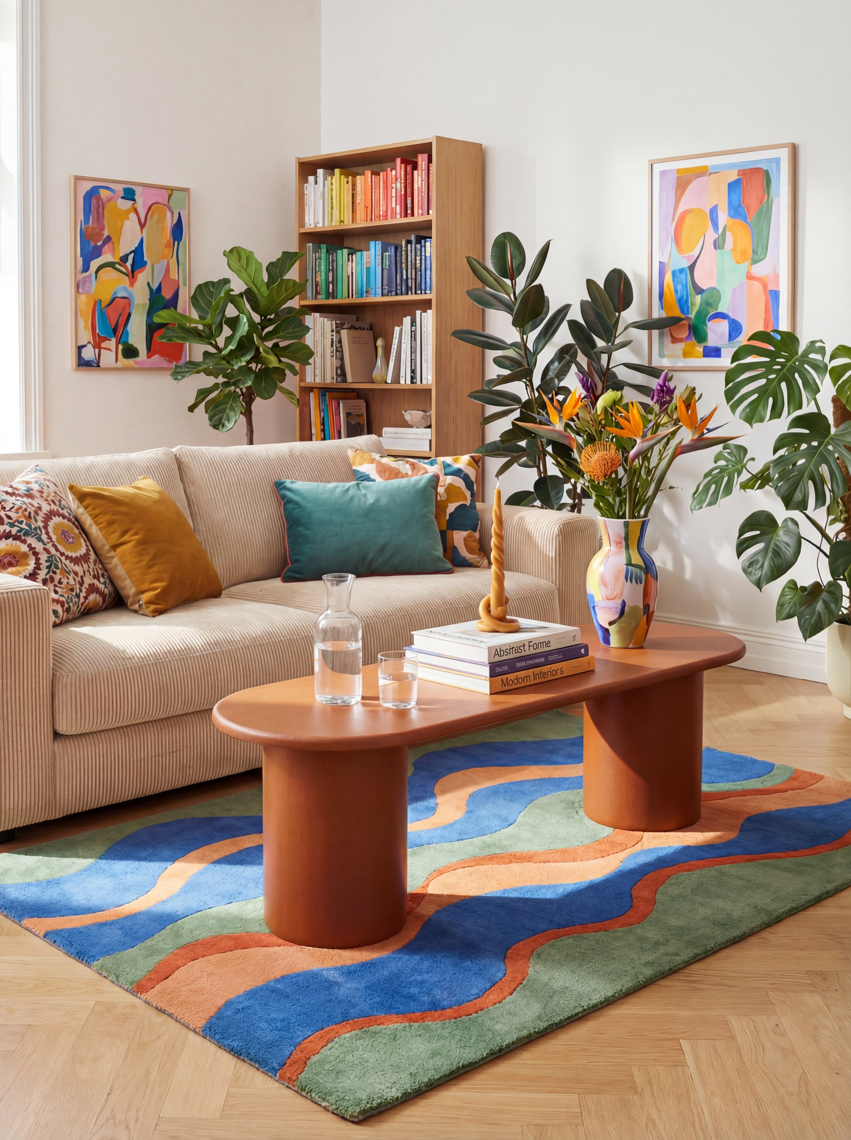 Orbit Oval Coffee Table