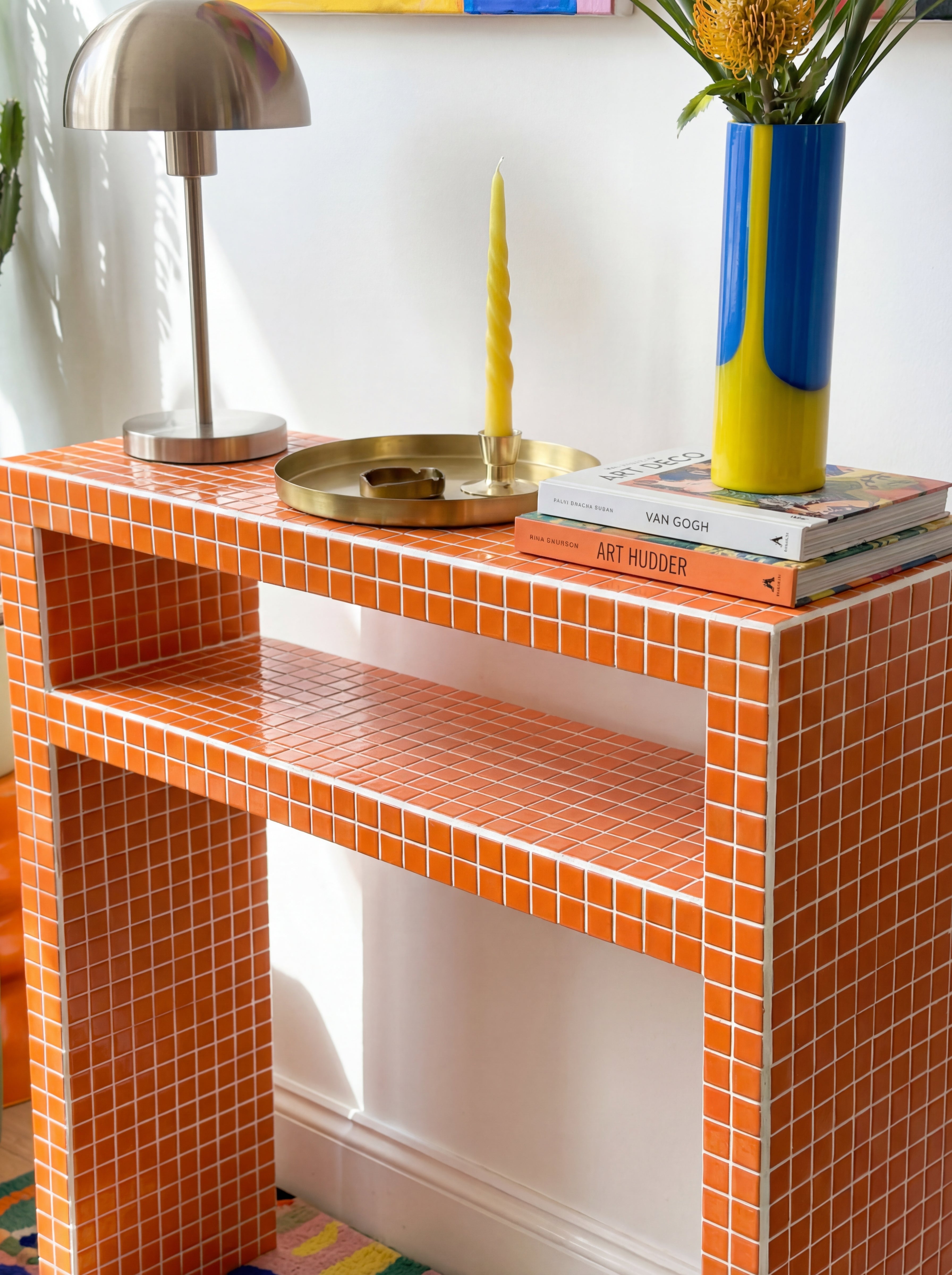 Console Dresser with Shelves