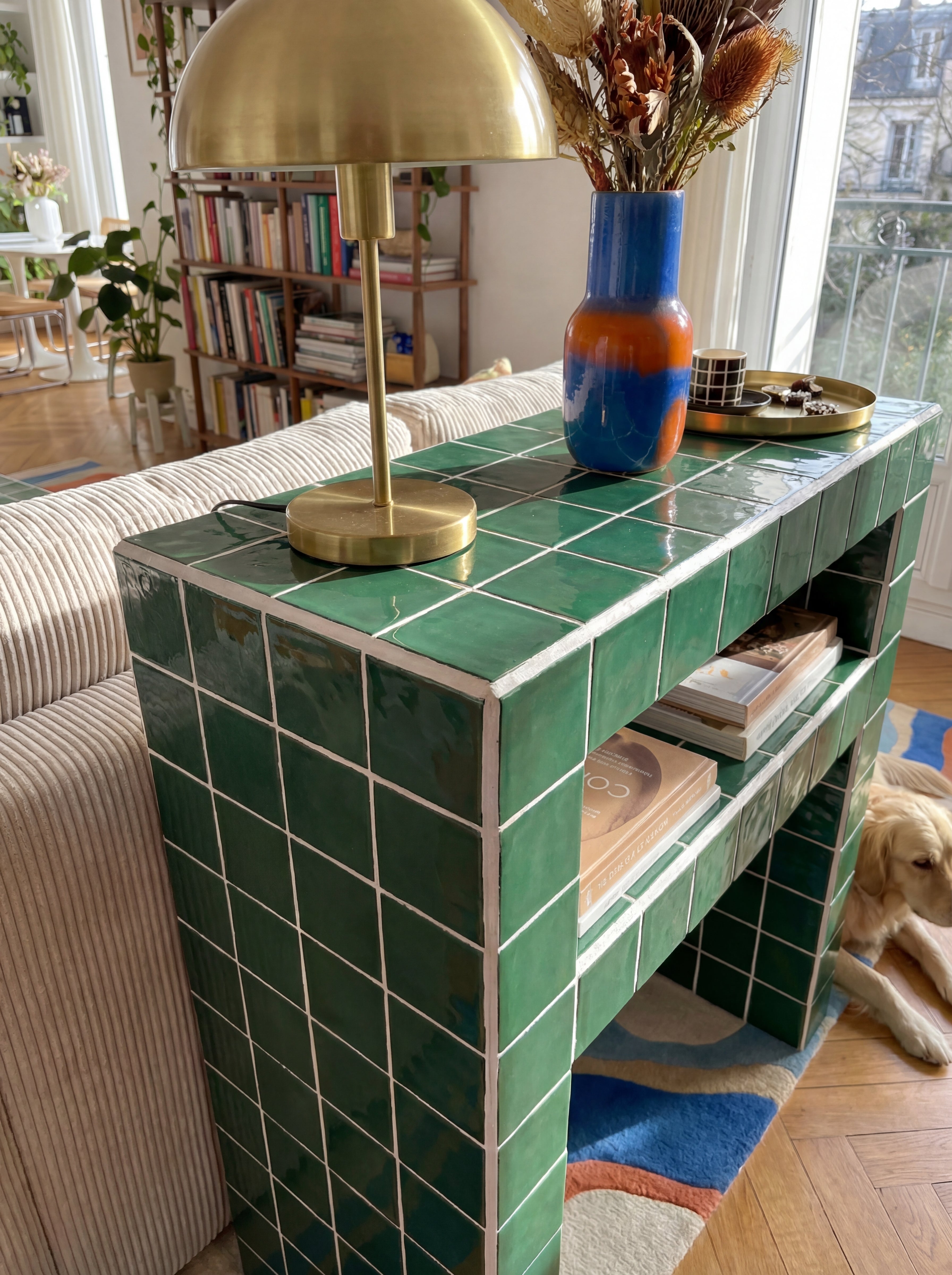 Quad Shelved Dresser