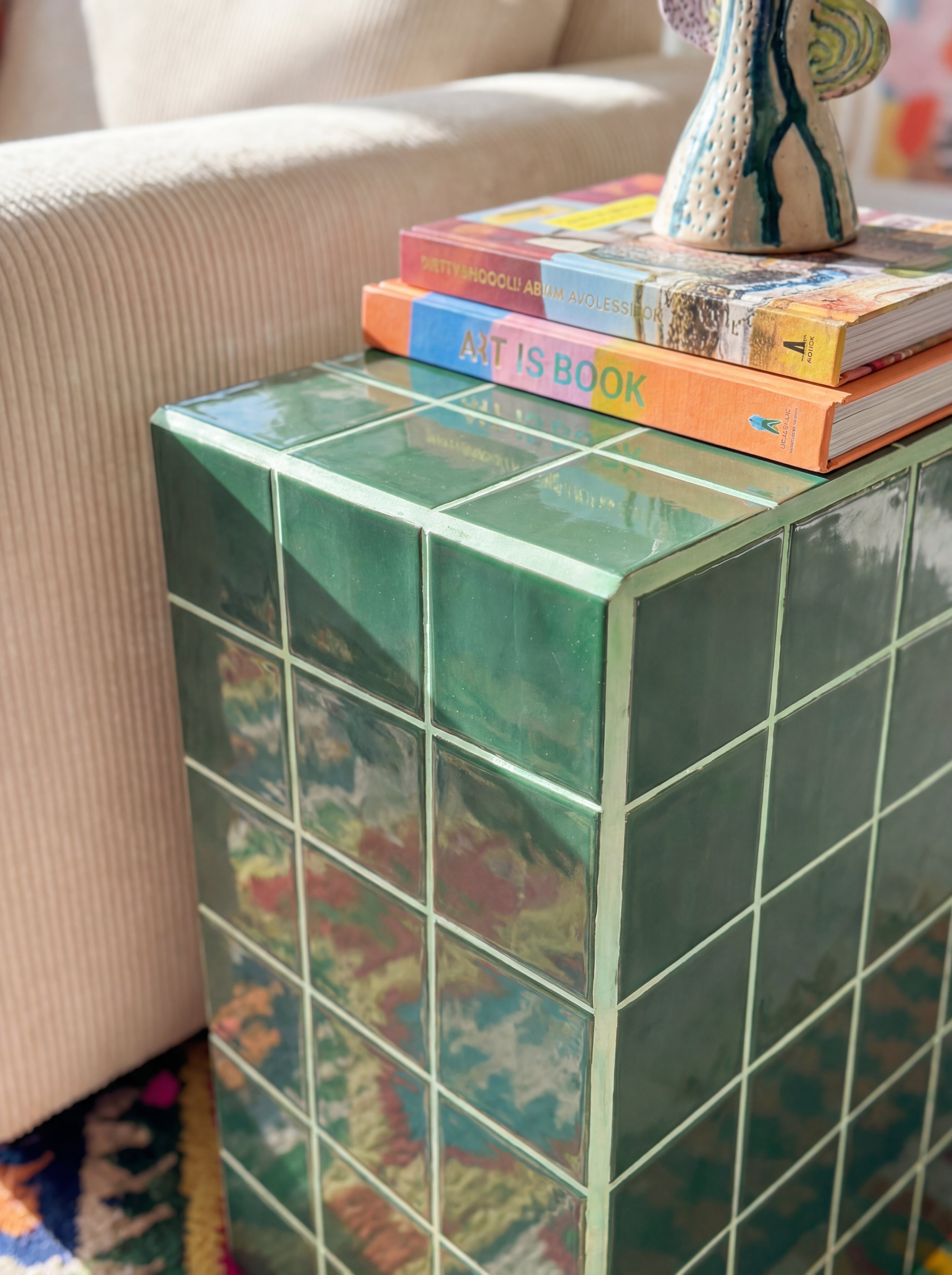 Pedestal Side Table