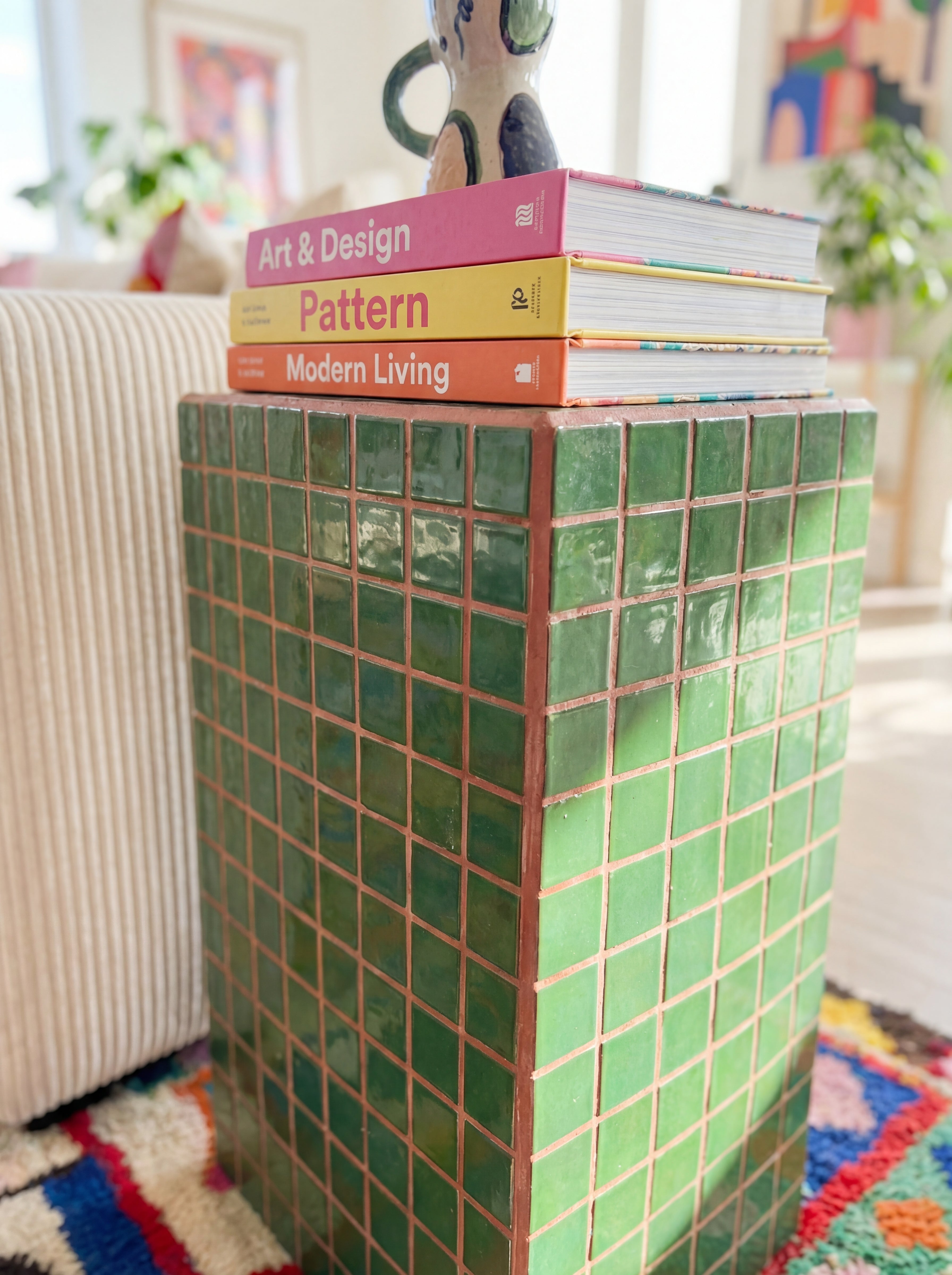 Pedestal Side Table