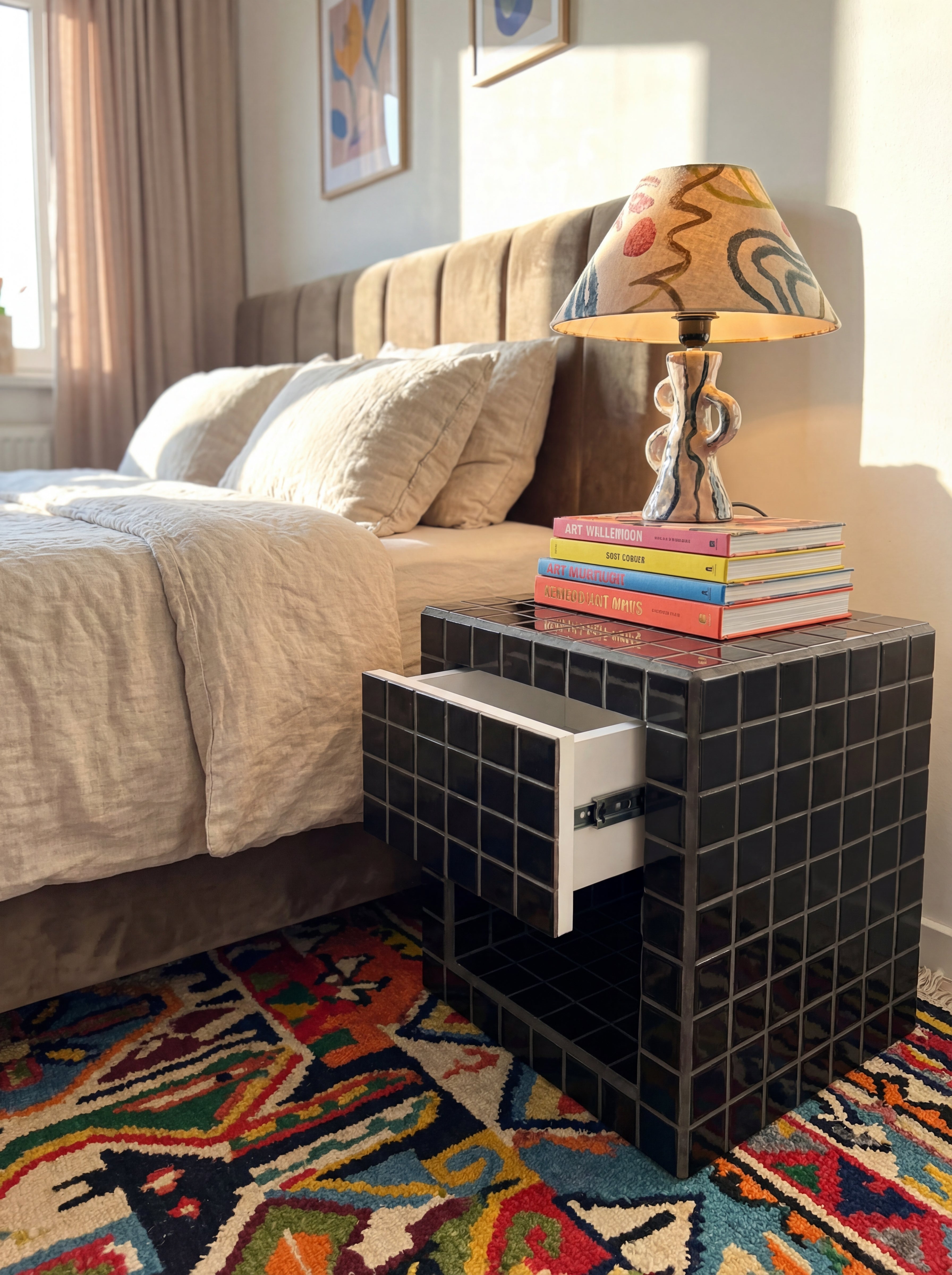Nitestand Single Drawer Nightstand