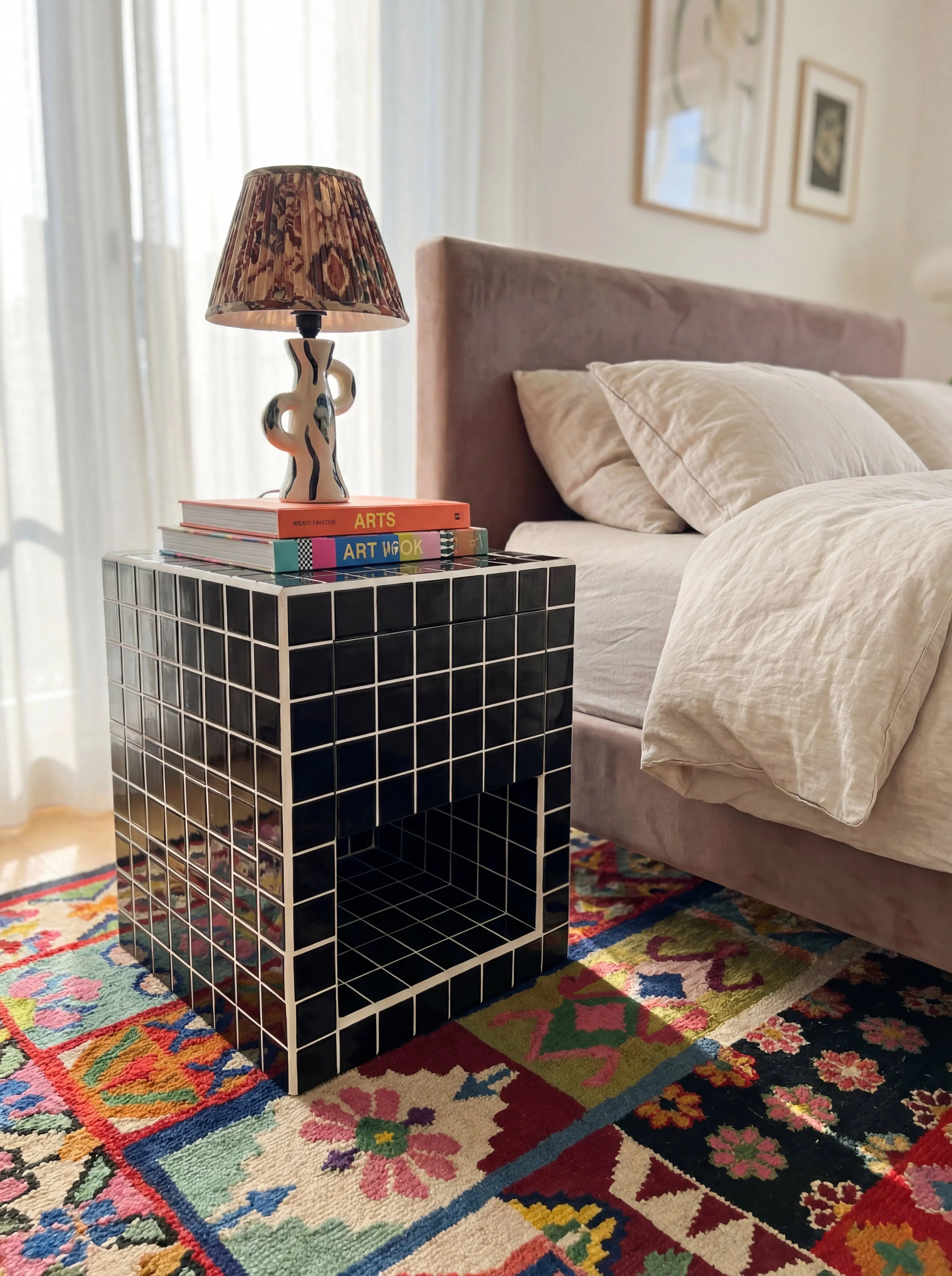 Nitestand Tek Çekmeceli Komodin Grid Design