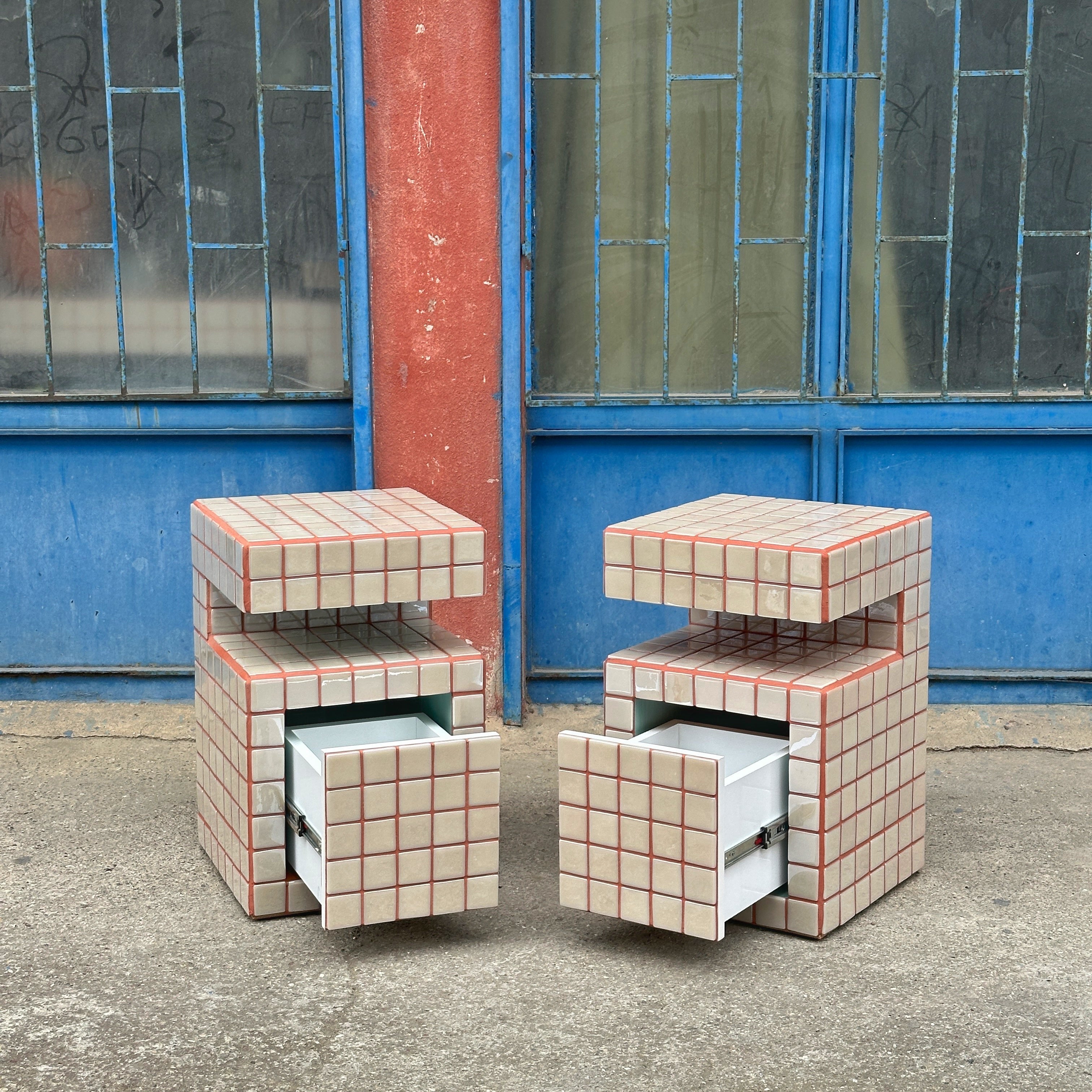 Minima Nightstand with Drawers