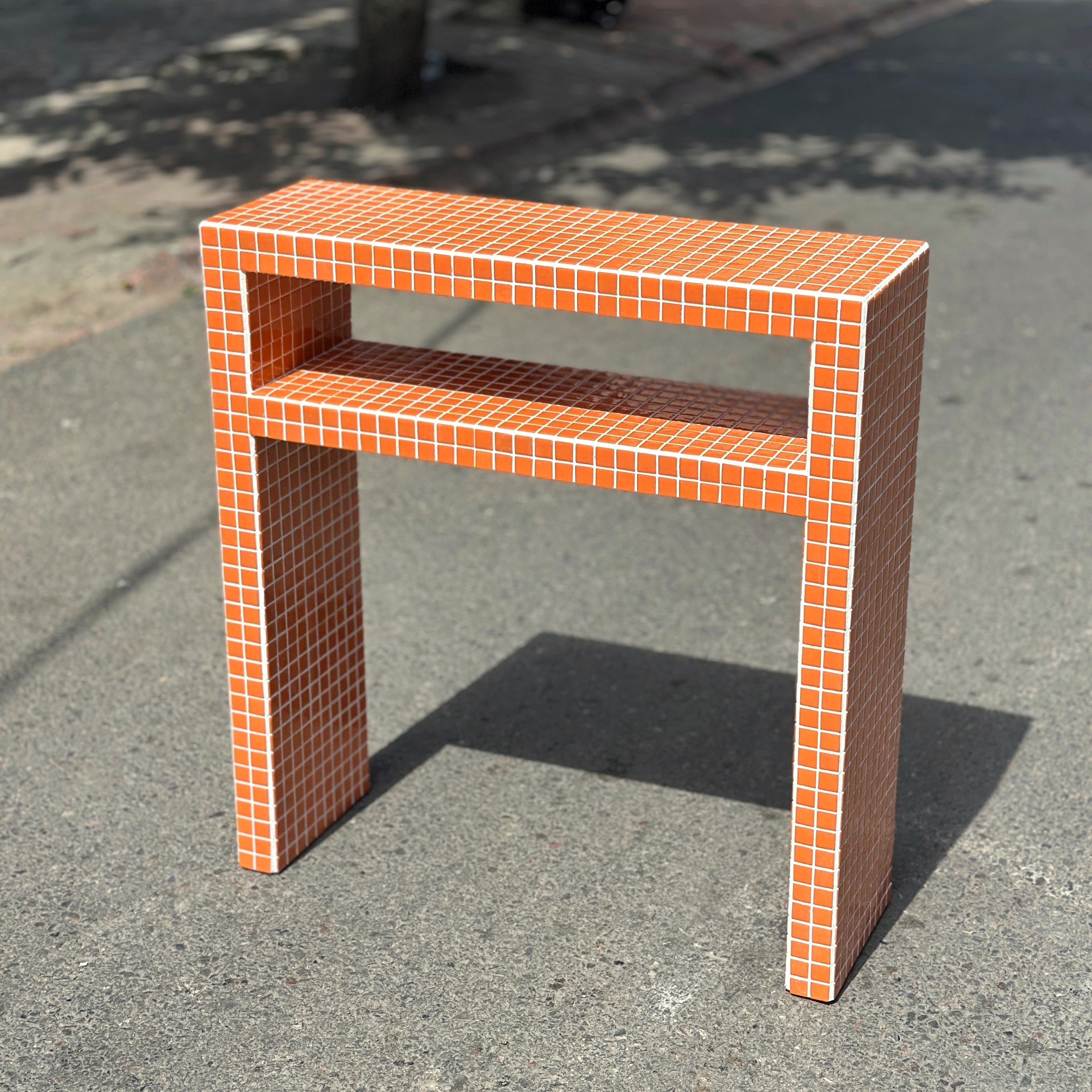 Console Dresser with Shelves