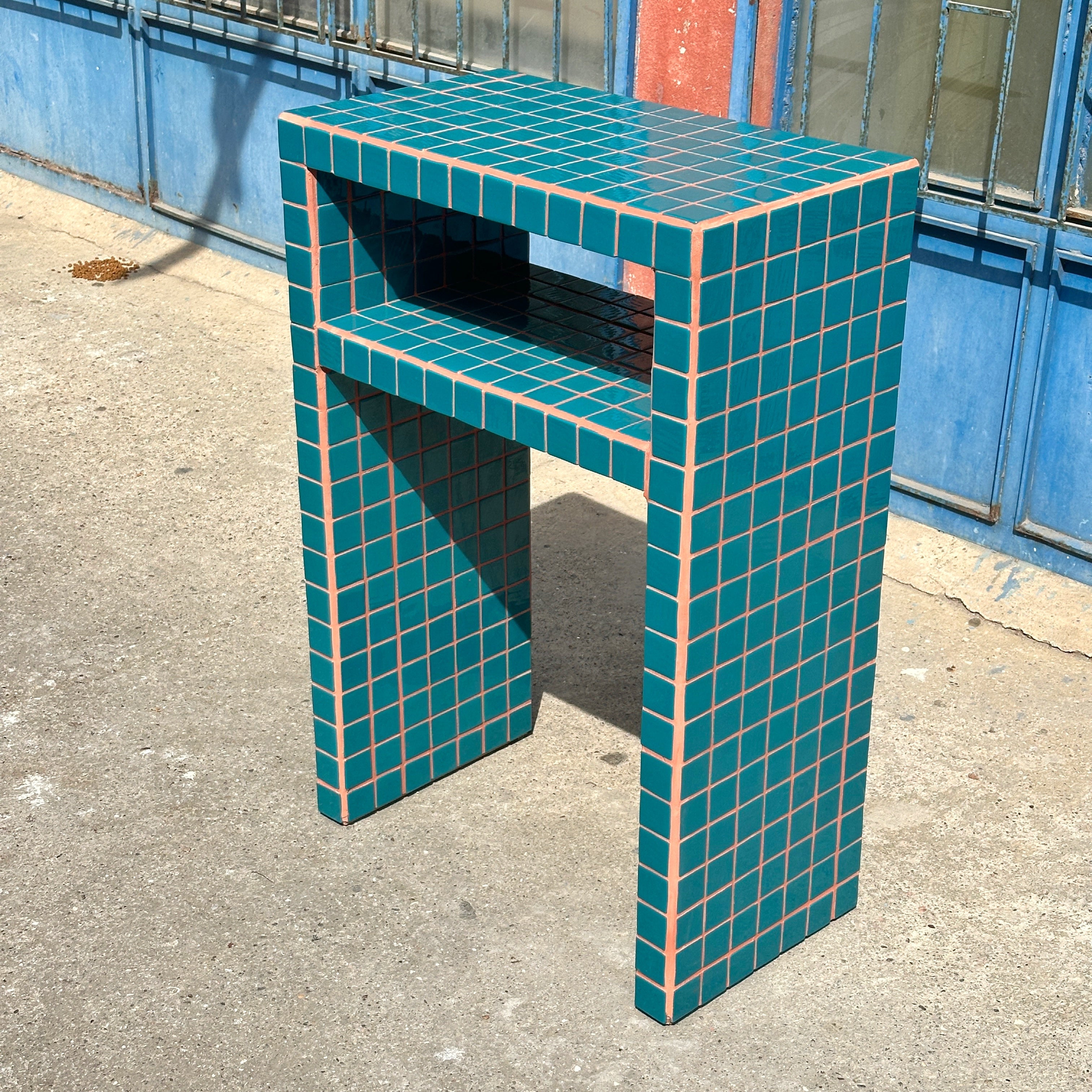Console Dresser with Shelves