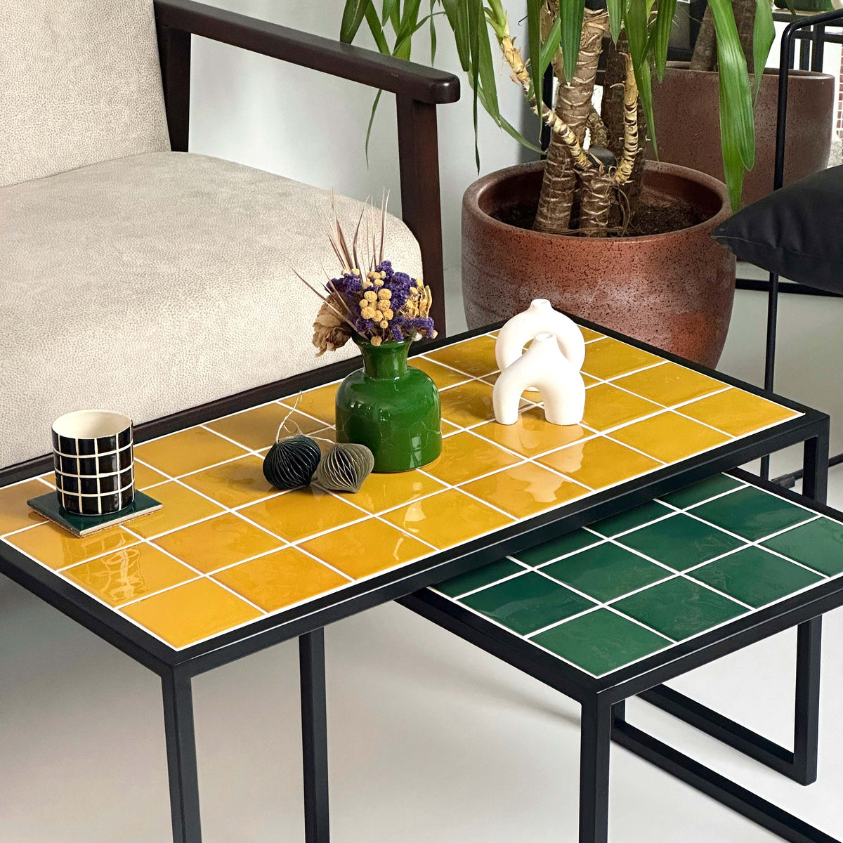 Retro-Mid Twin 2-Piece Coffee Table