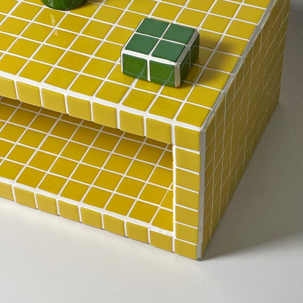 Big Shoey Coffee Table in Yellow | Grid Design