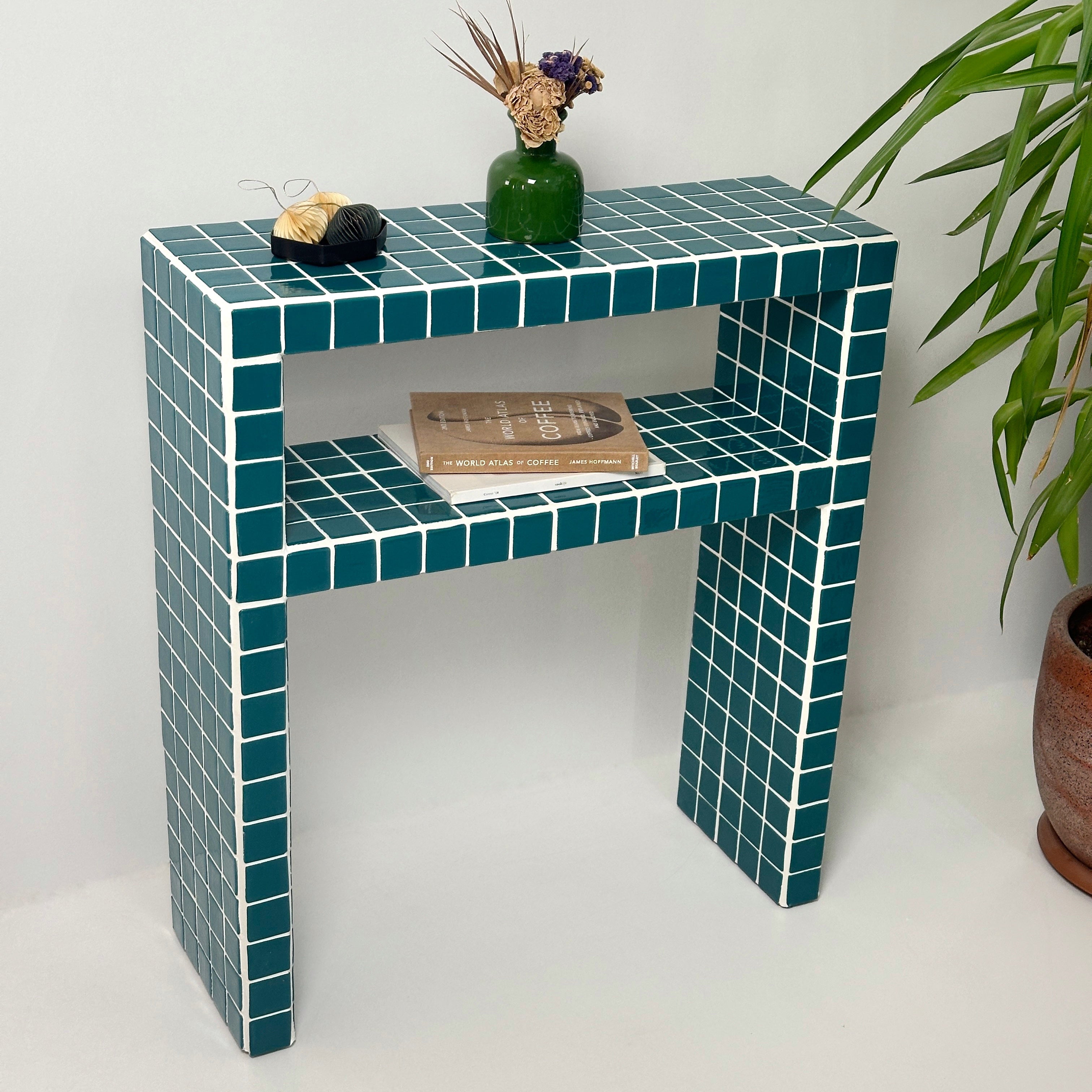 Console Dresser with Shelves