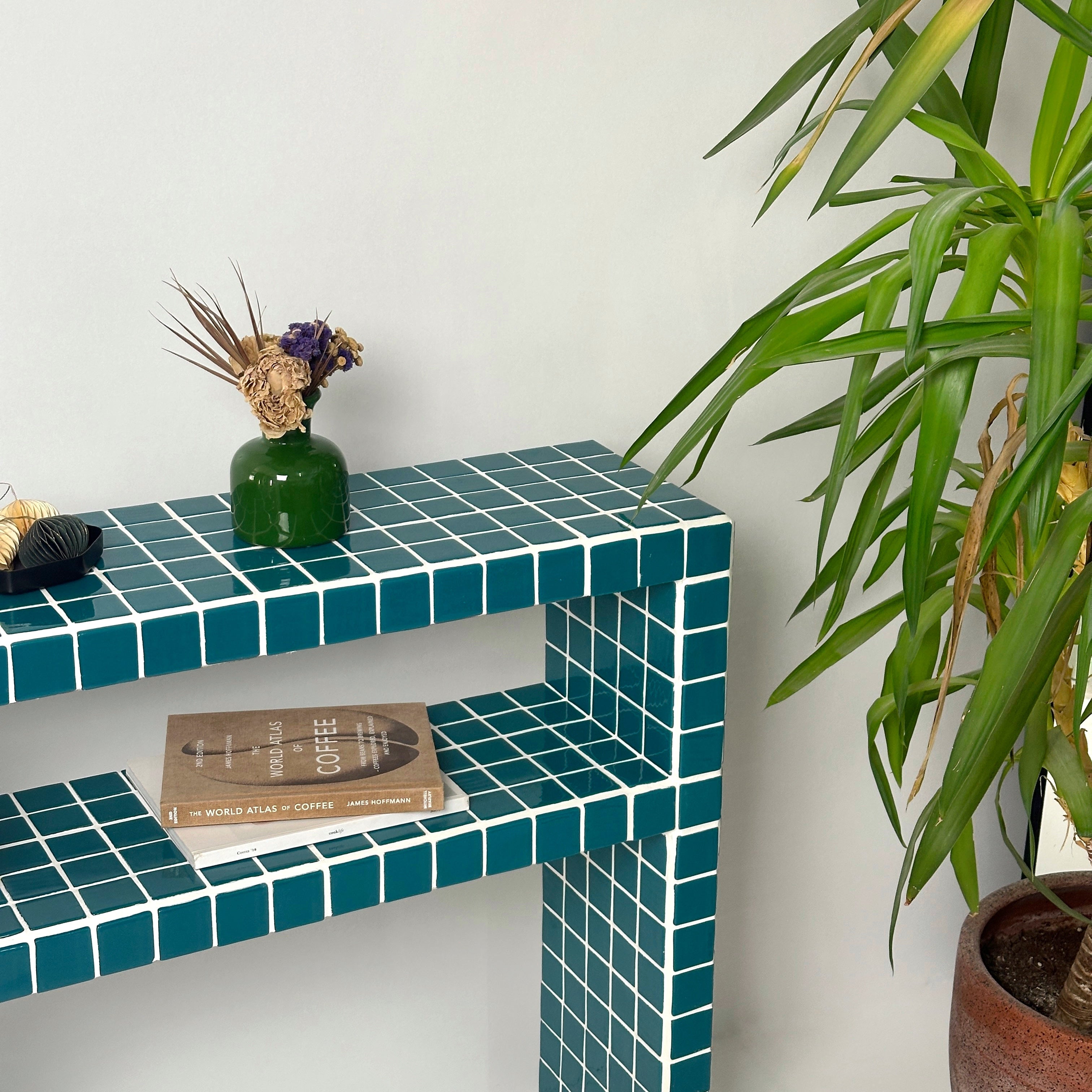 Console Dresser with Shelves