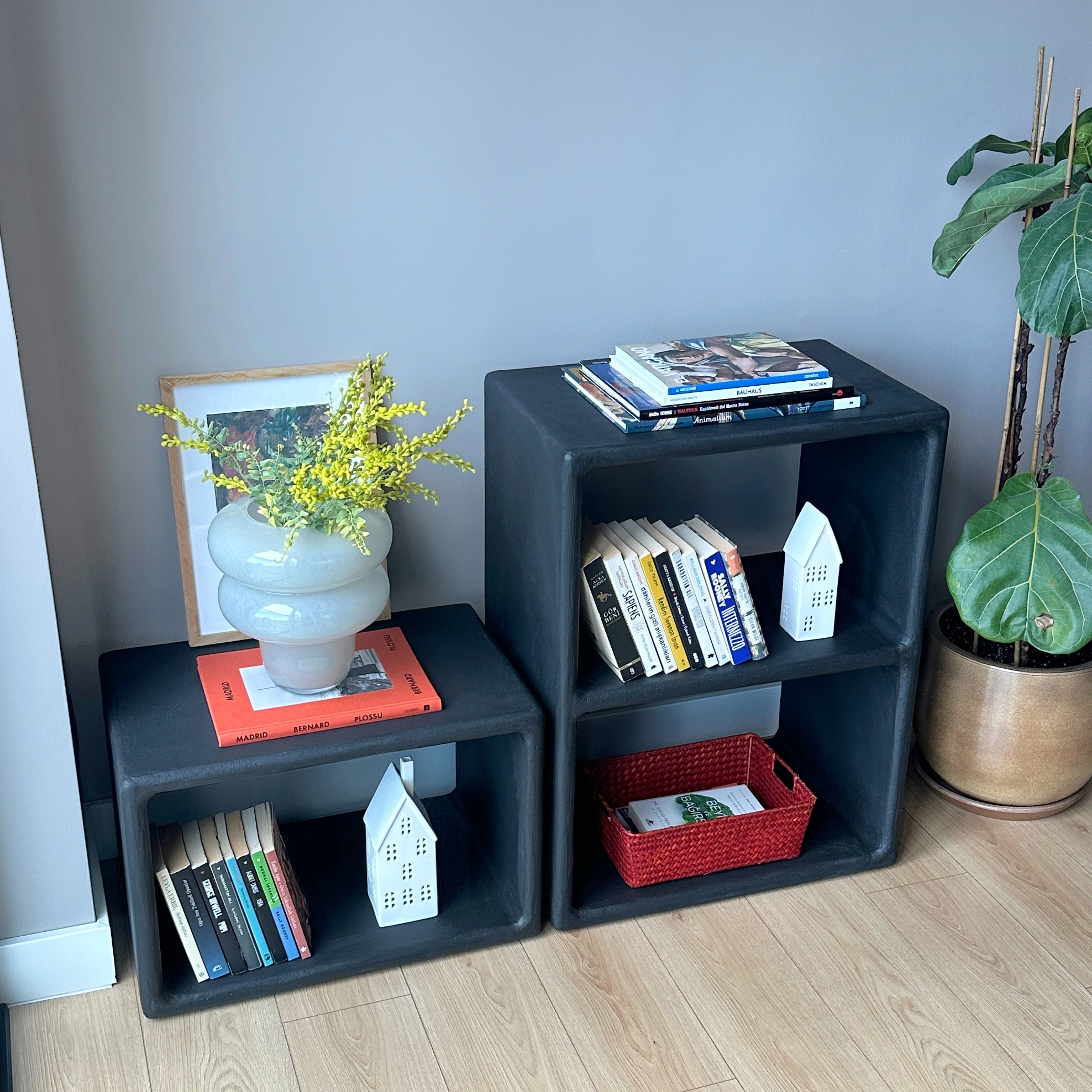 Luno 2-Piece Bookcase