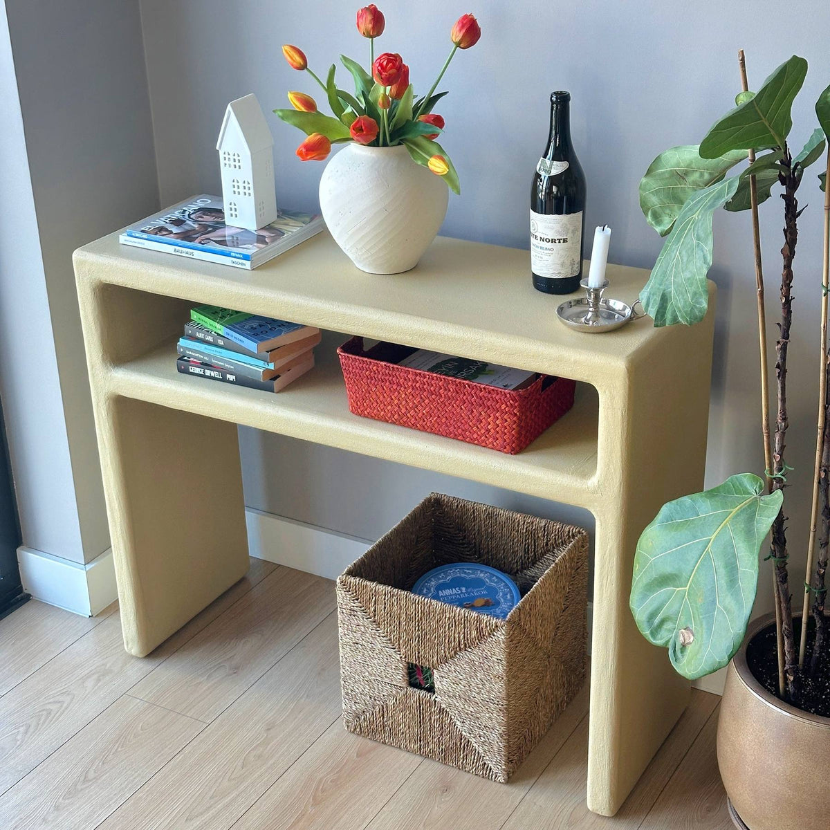Luno Large Dresser in Yellow | Grid Design