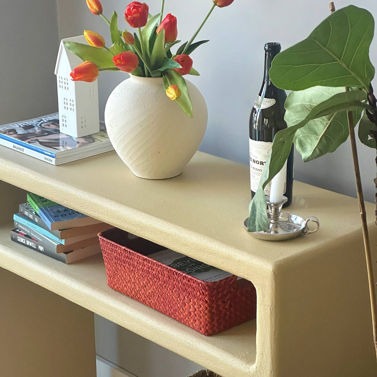 Luno Large Dresser in Yellow | Grid Design