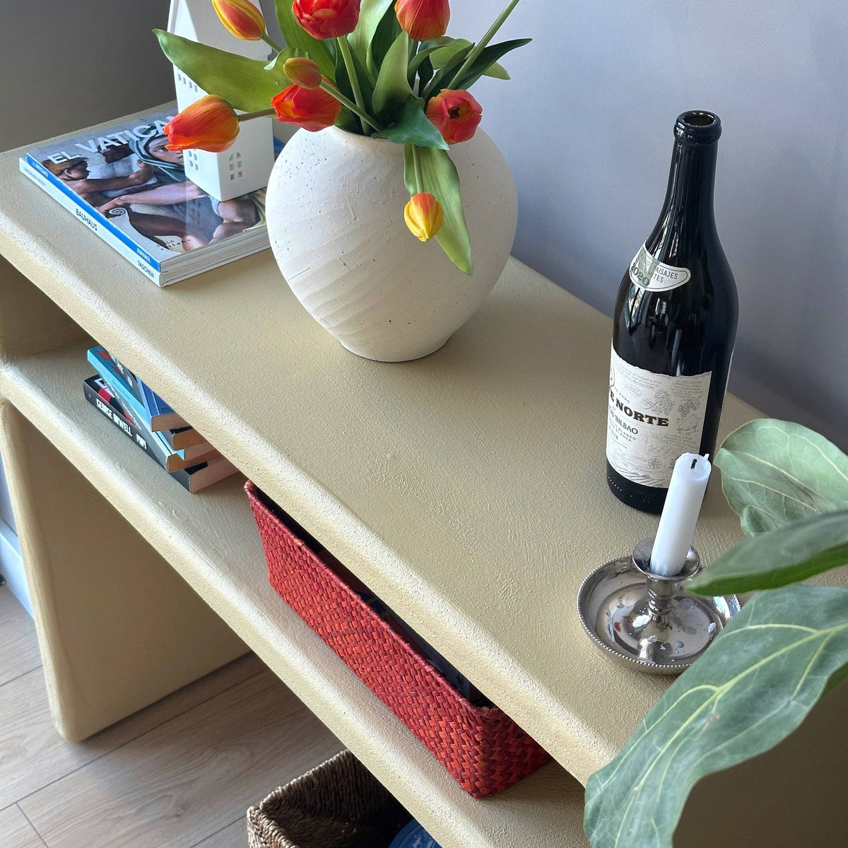 Luno Large Dresser in Yellow | Grid Design