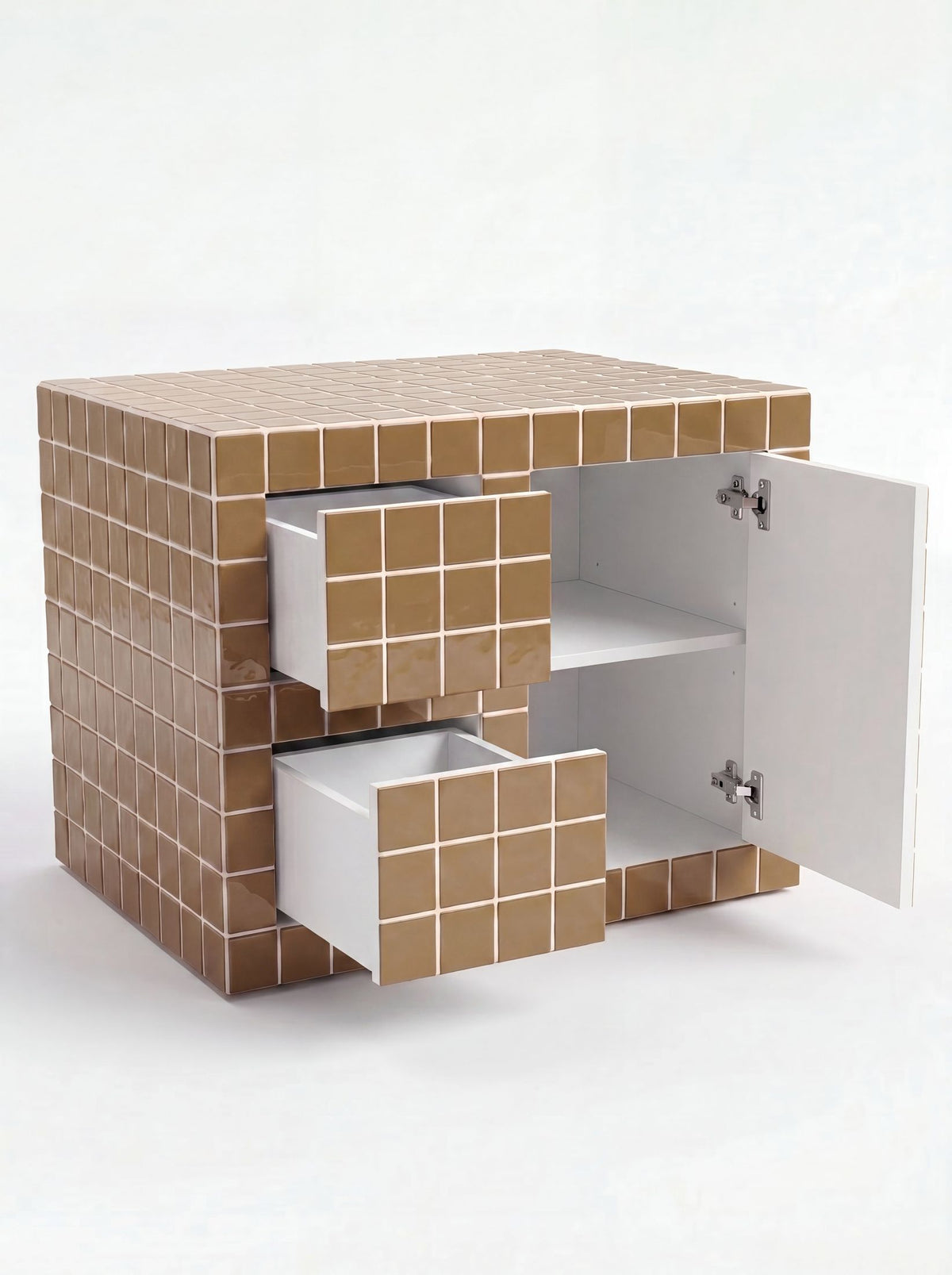 Retro Kitchen Island | Grid Design