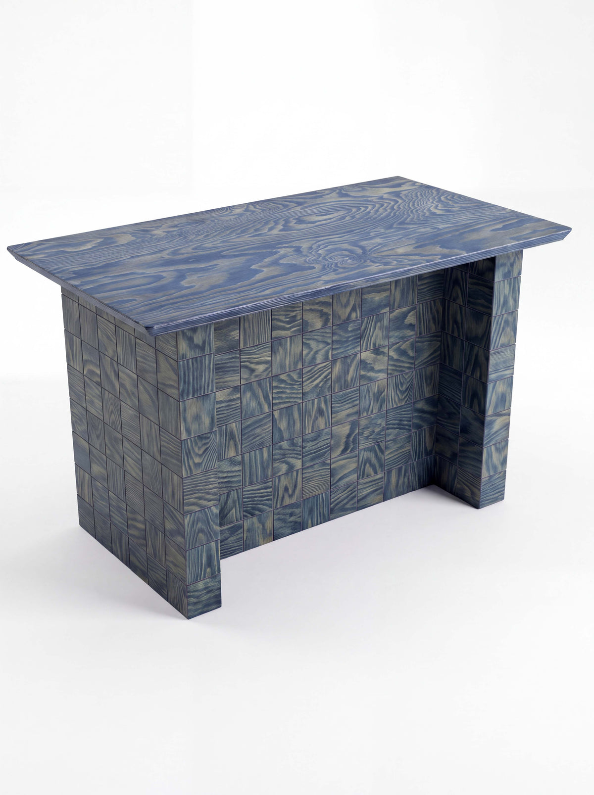 Tetra Modern Kitchen Island Table with Drawers | Grid Design
