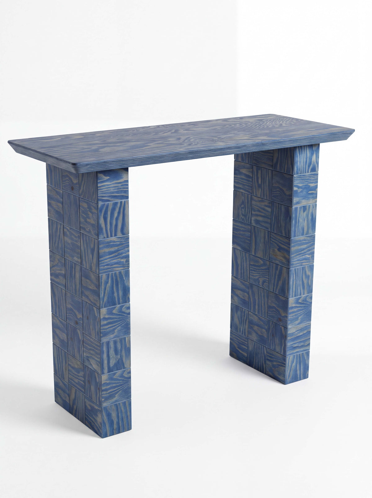 Tetra Handcrafted Bar Table | Grid Design