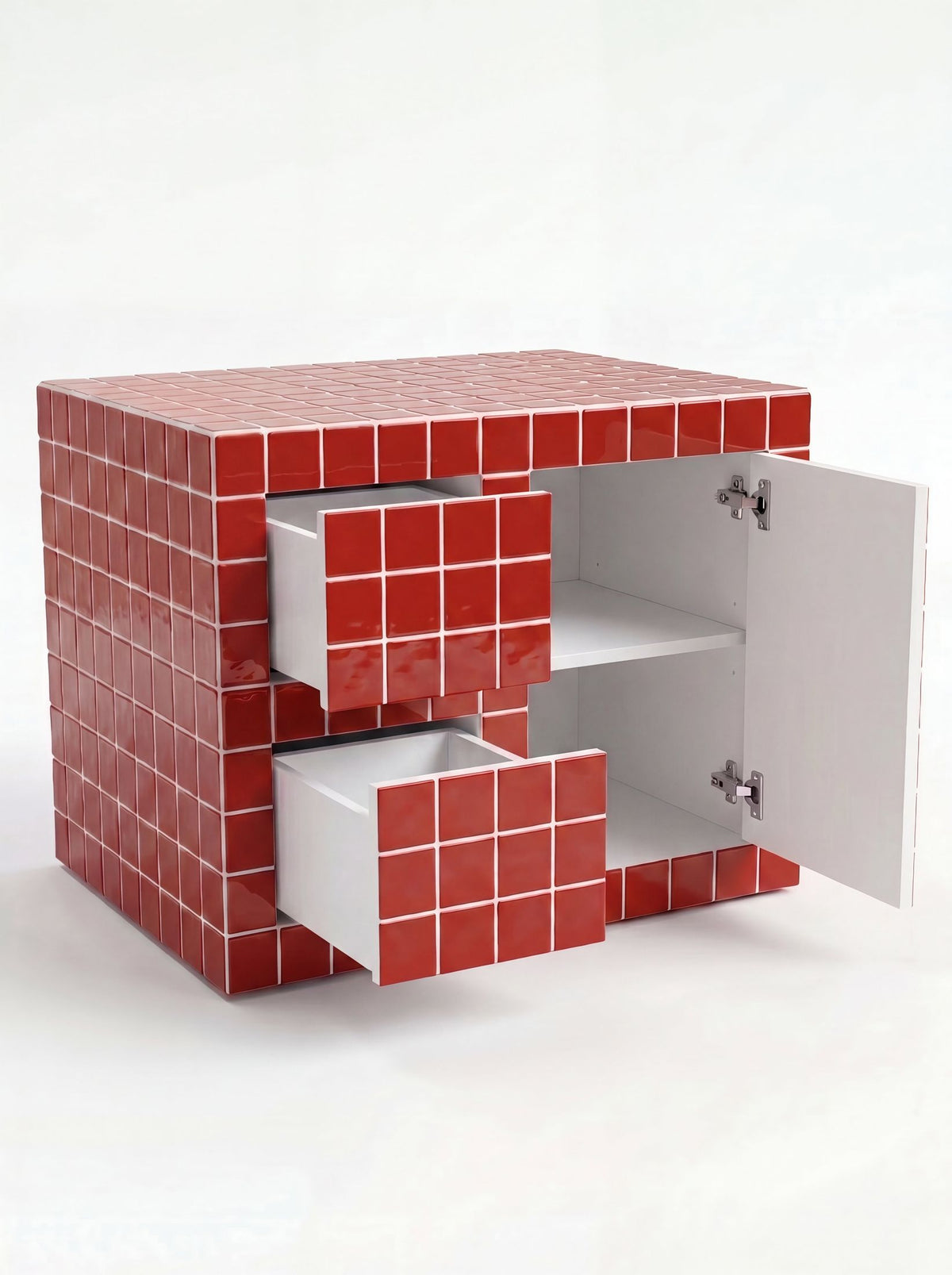 Retro Kitchen Island | Grid Design