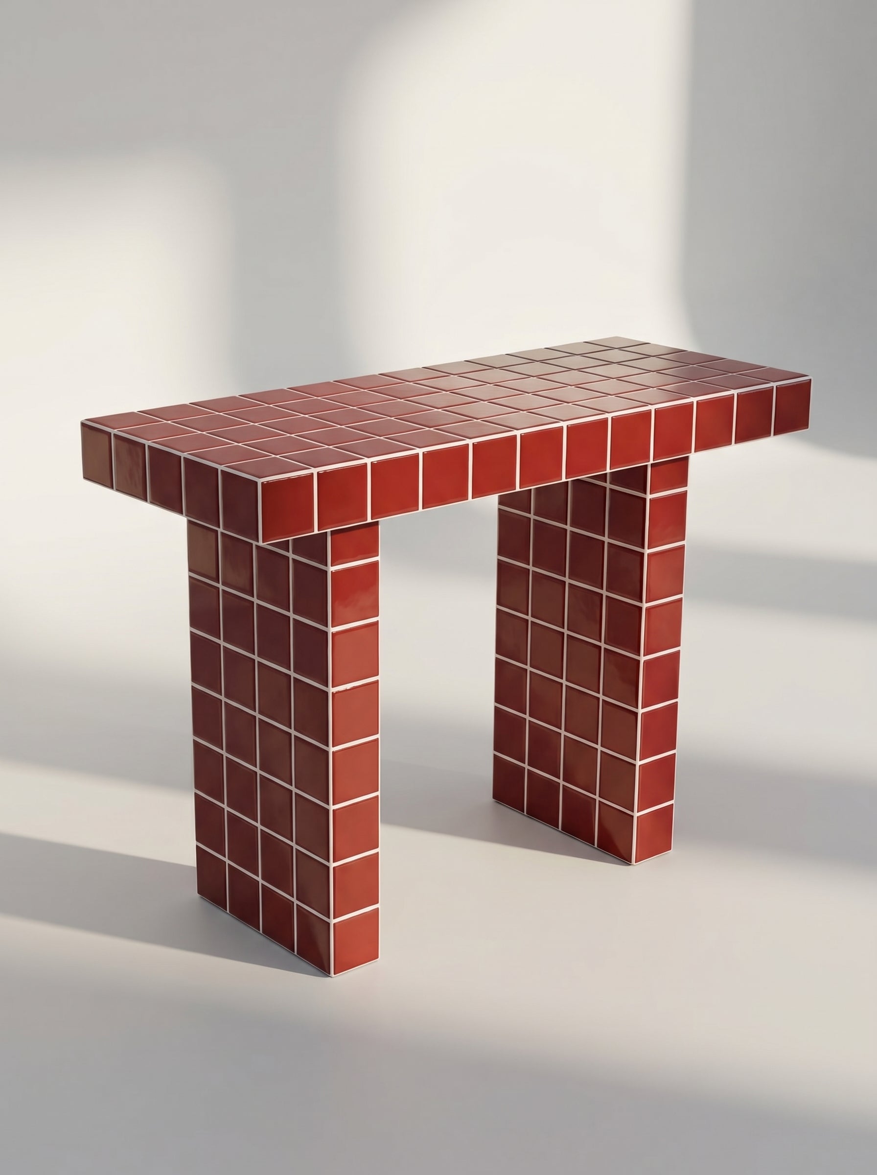 Tiled Dining Table, Retro