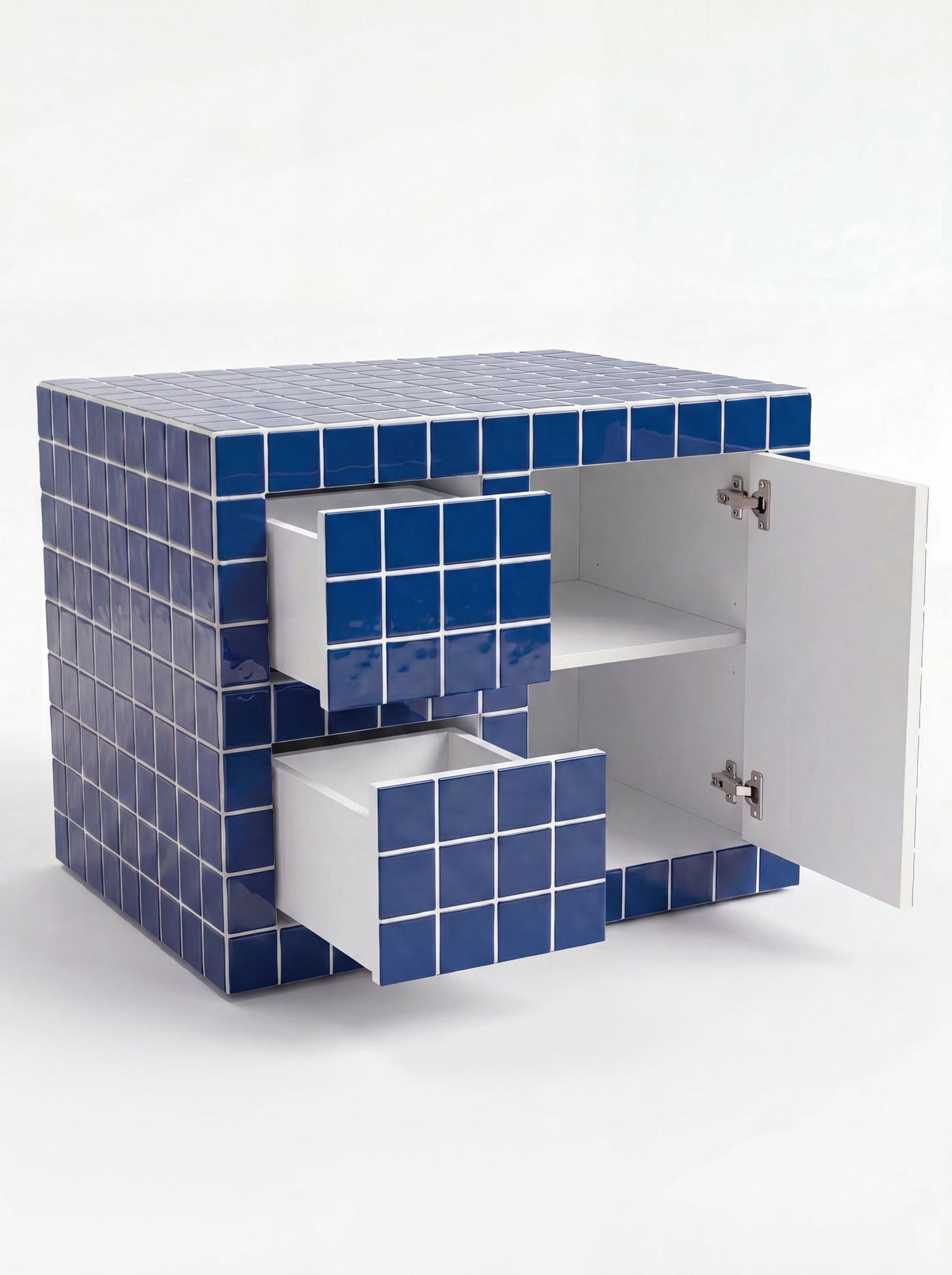 Retro Kitchen Island | Grid Design