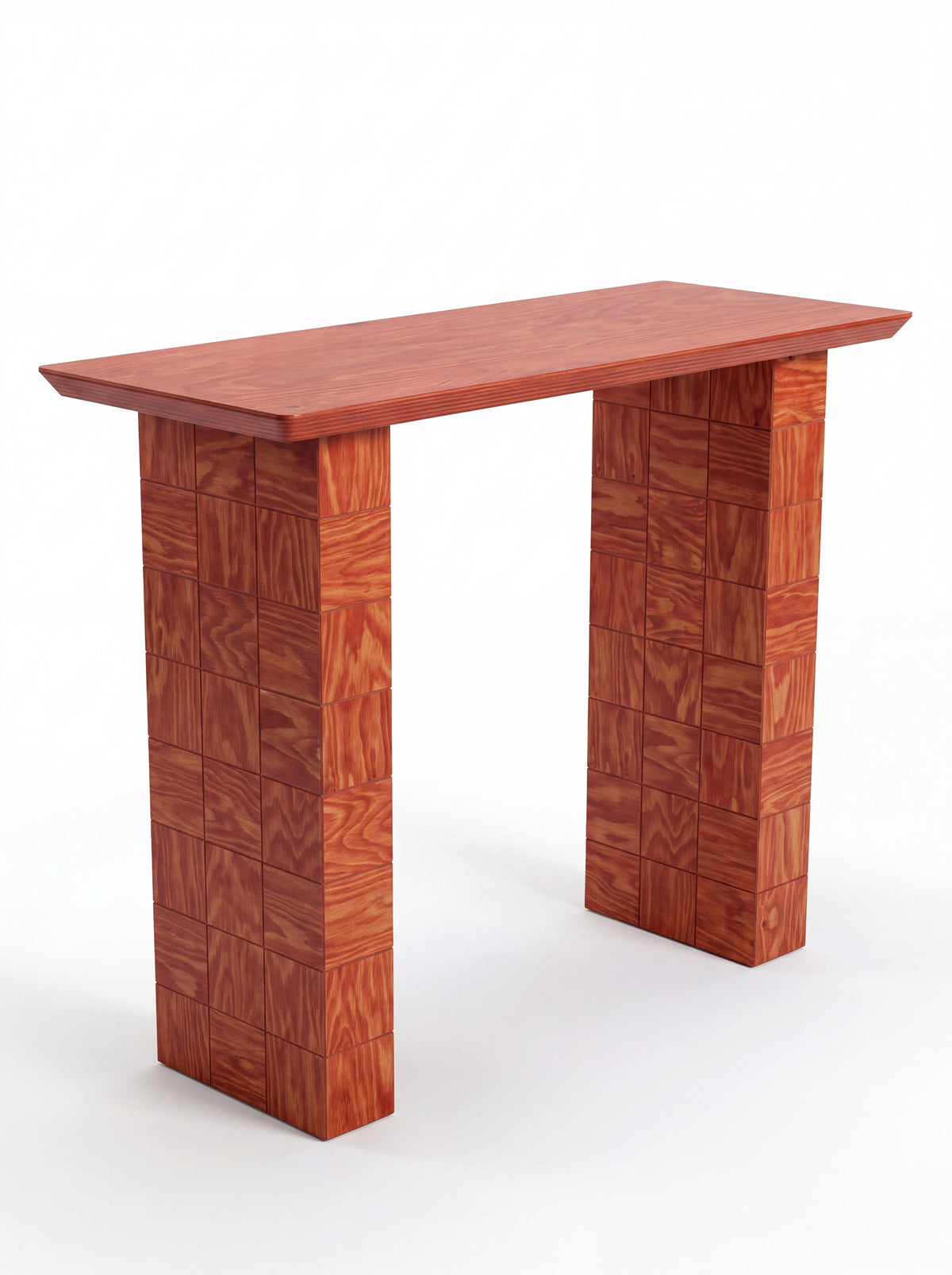 Tetra Handcrafted Bar Table | Grid Design